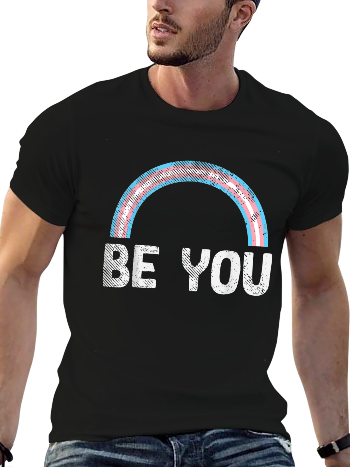 Be You Transgender Pride Rainbow T-Shirt