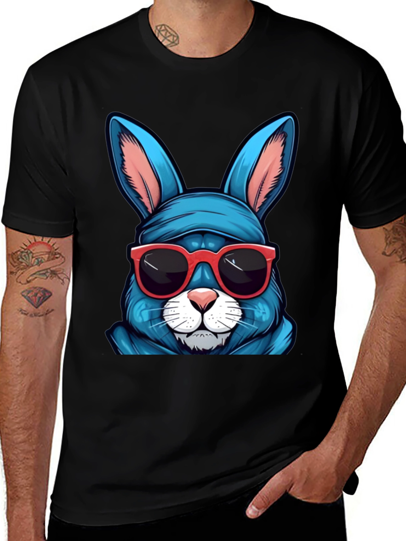 Cool Blue Bunny T-Shirt