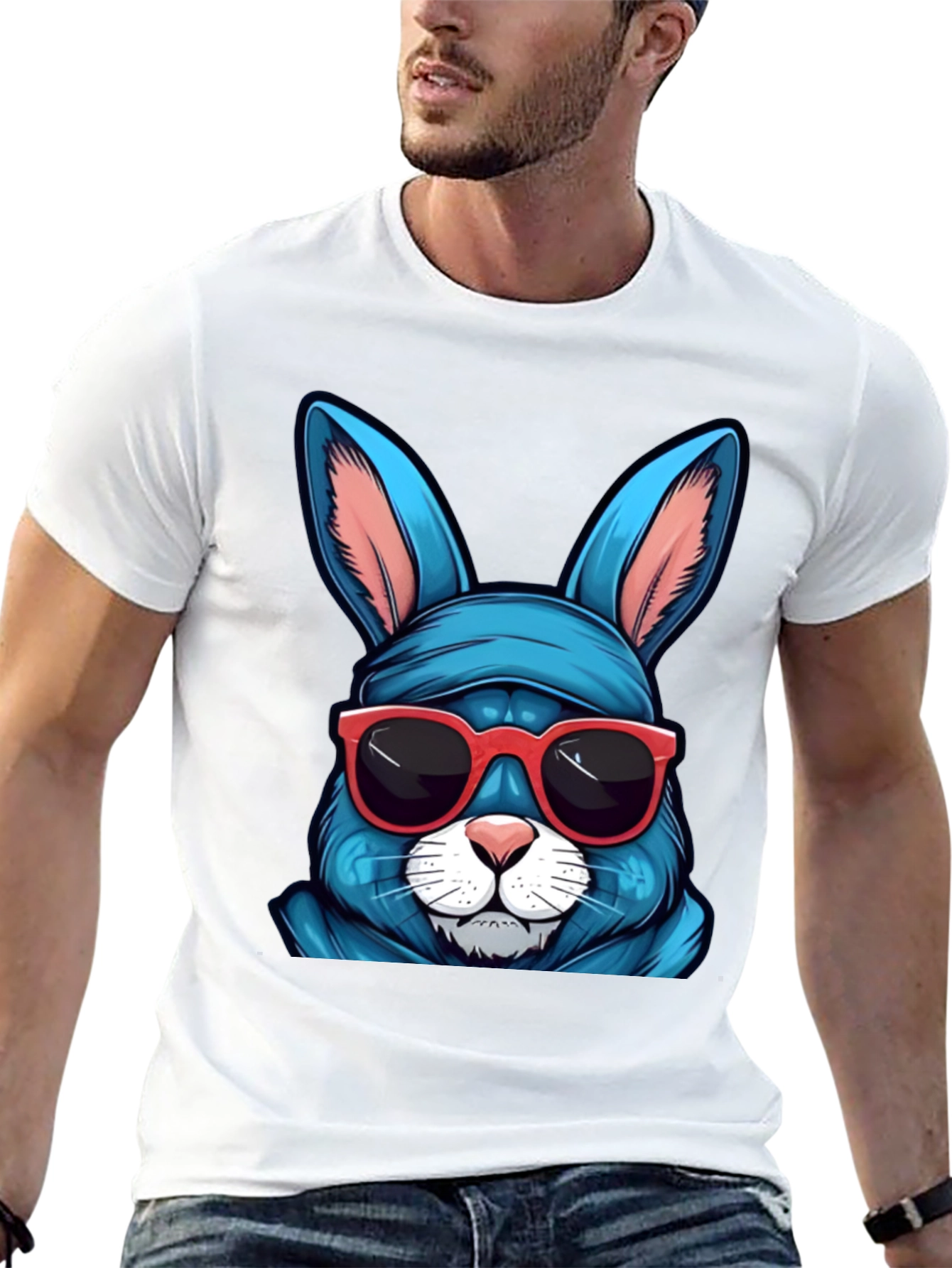 Cool Blue Bunny T-Shirt