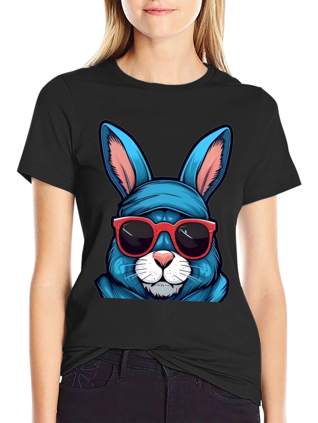 Cool Blue Bunny T-Shirt