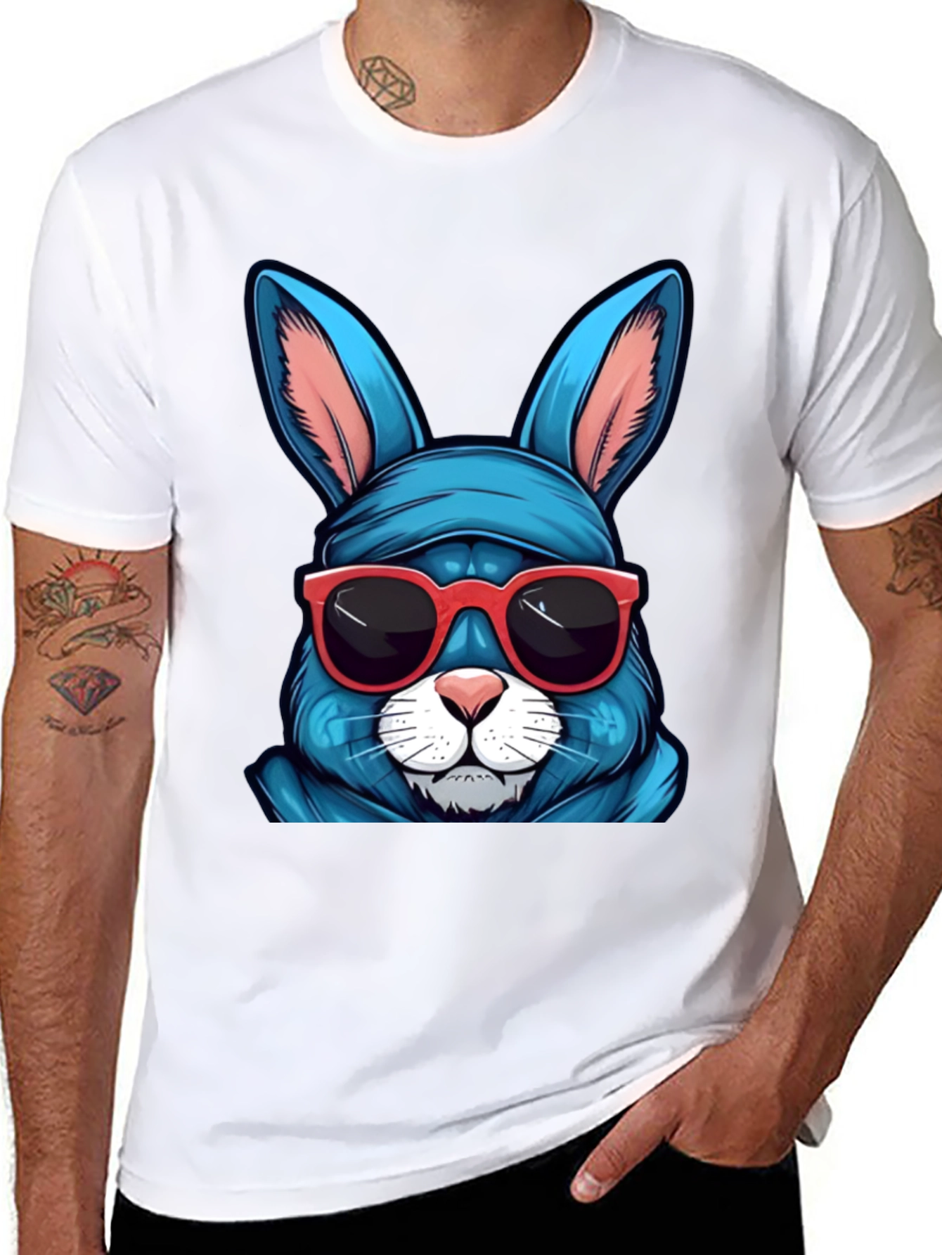 Cool Blue Bunny T-Shirt