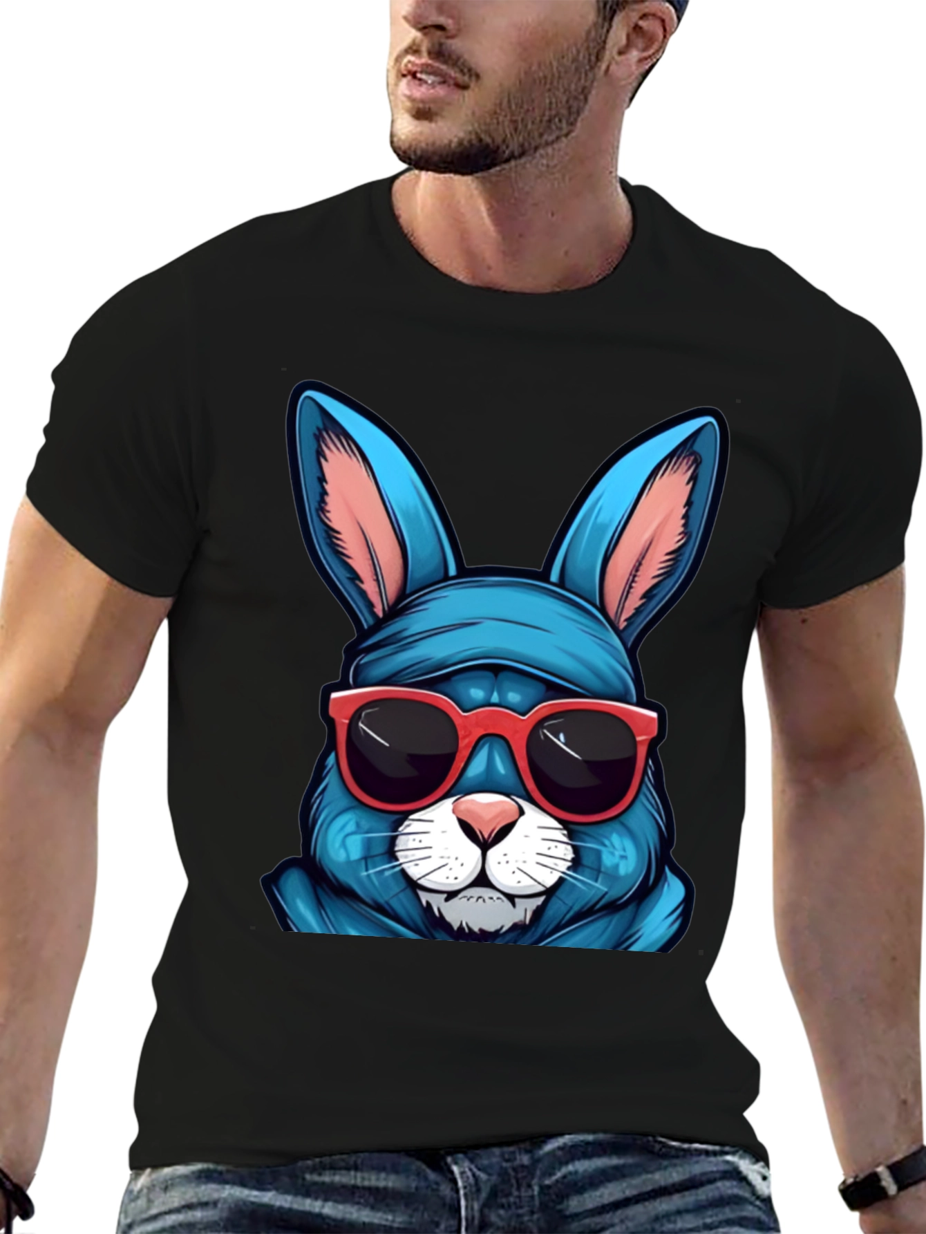 Cool Blue Bunny T-Shirt