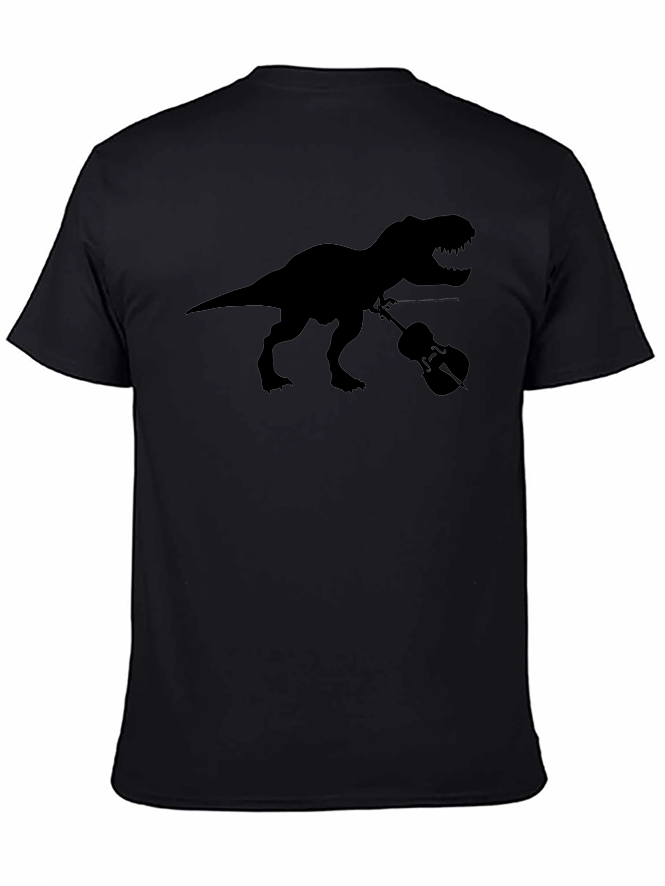 Dino Violist Black T-Shirt