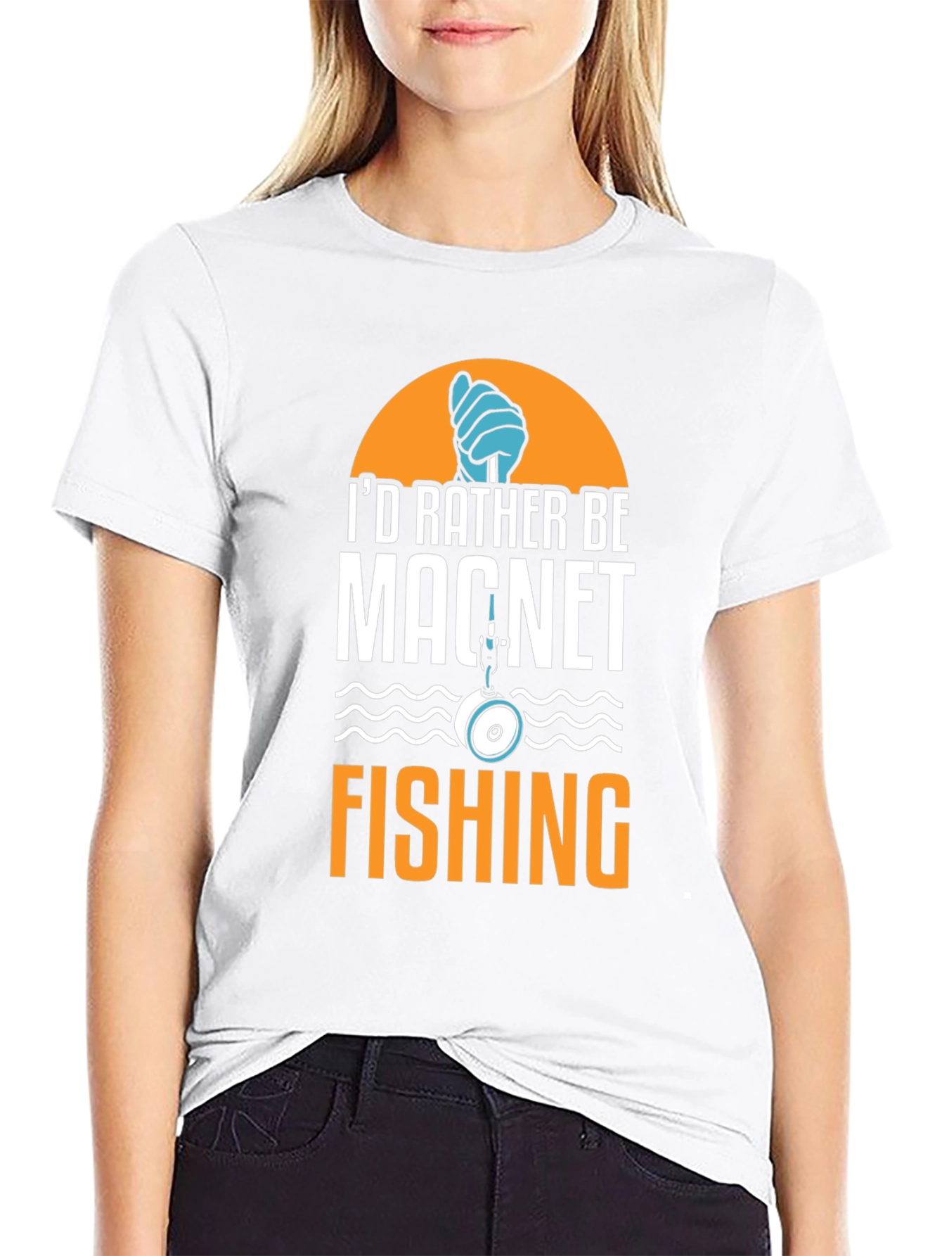 Magnet Fishing T-Shirt - Id Rather Be