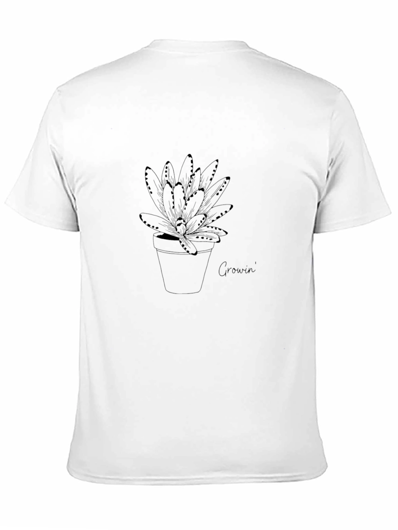 Growin Plant Tee - Stylish Graphic T-Shirt