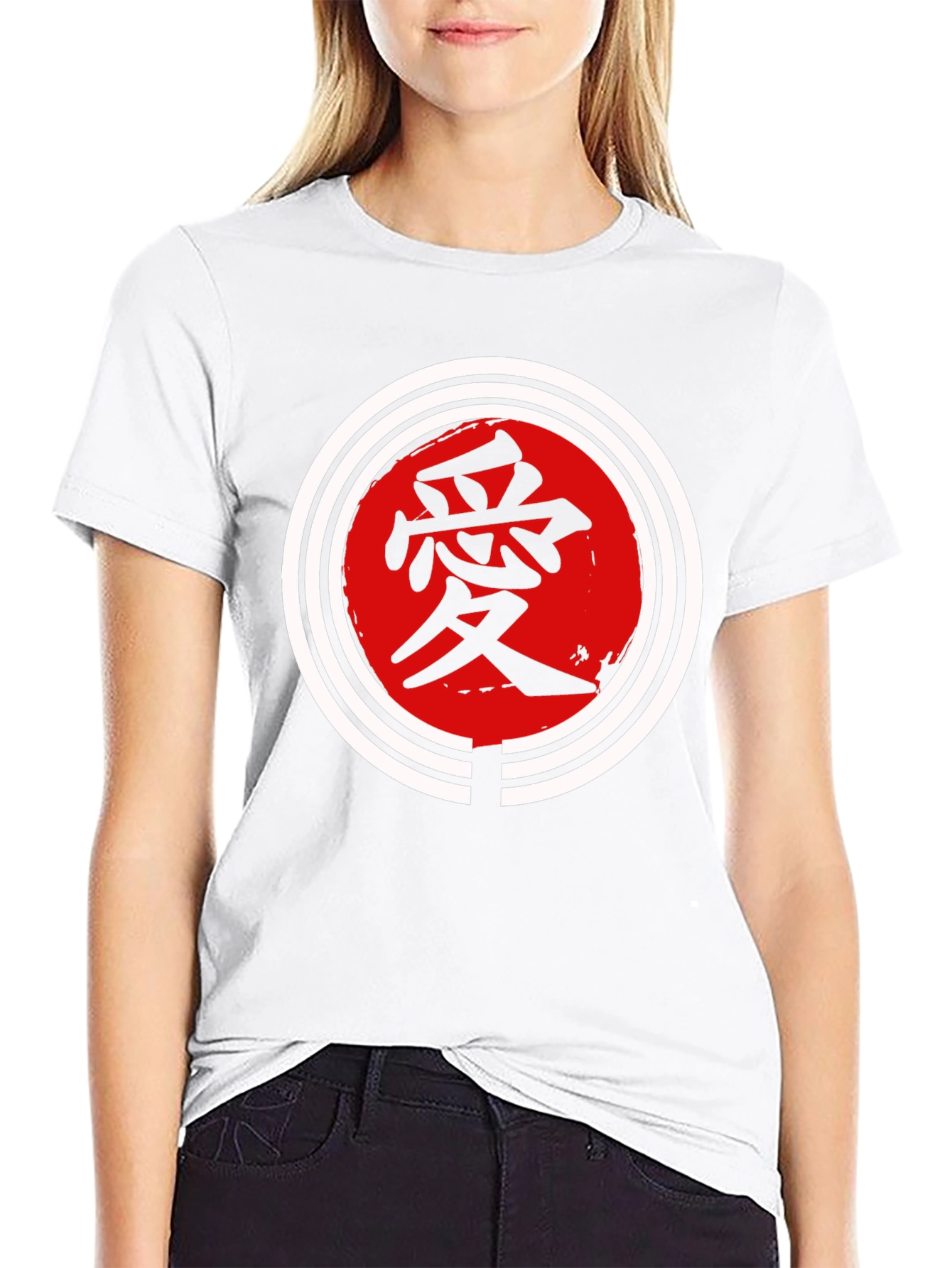 Japanese Love Symbol Graphic Tee