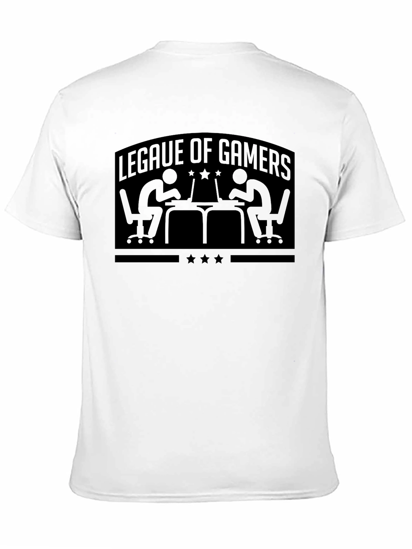 League of Gamers Graphic T-Shirt - Black