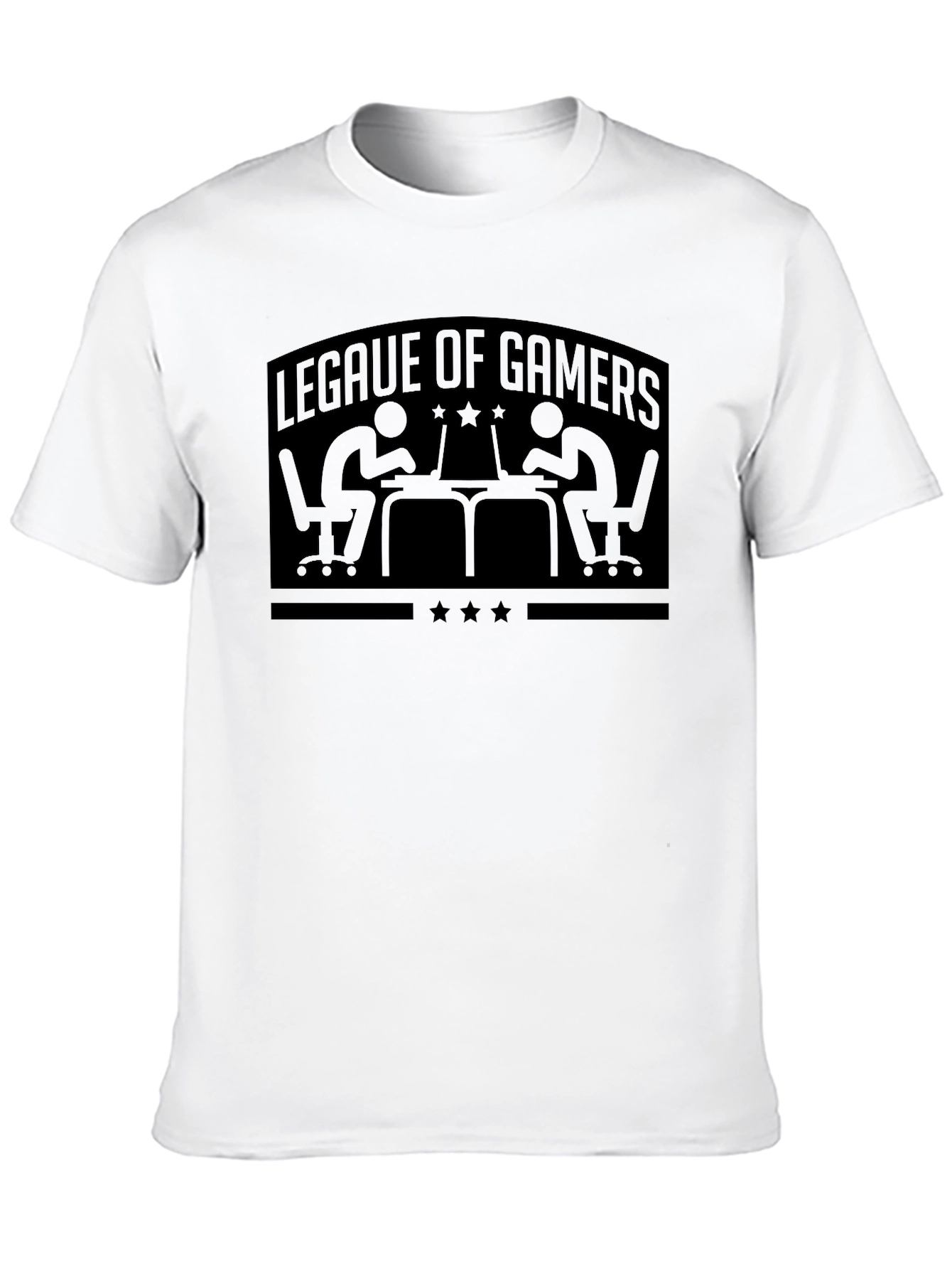 League of Gamers Graphic T-Shirt - Black