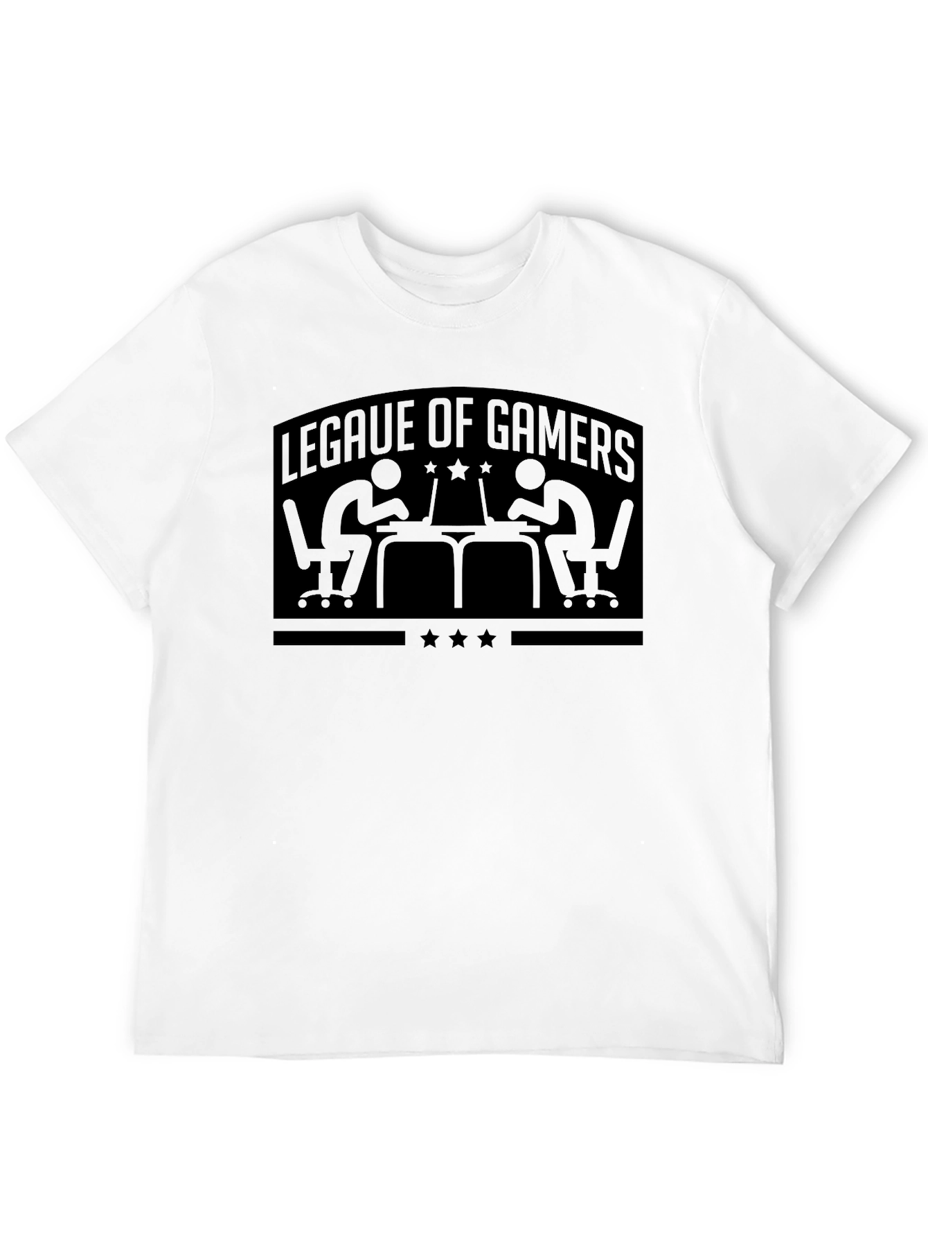 League of Gamers Graphic T-Shirt - Black