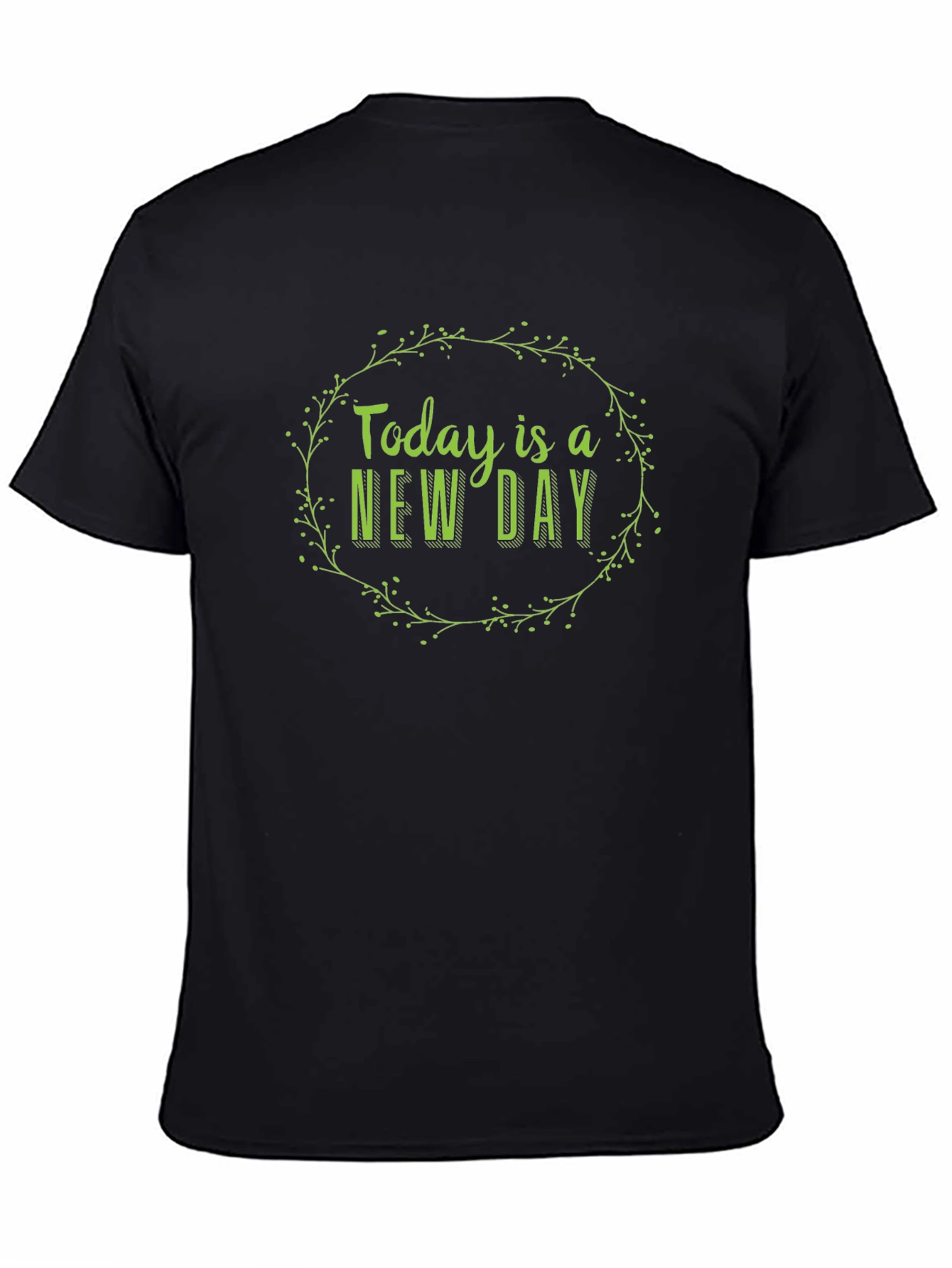 Today is a New Day Graphic Tee - Black