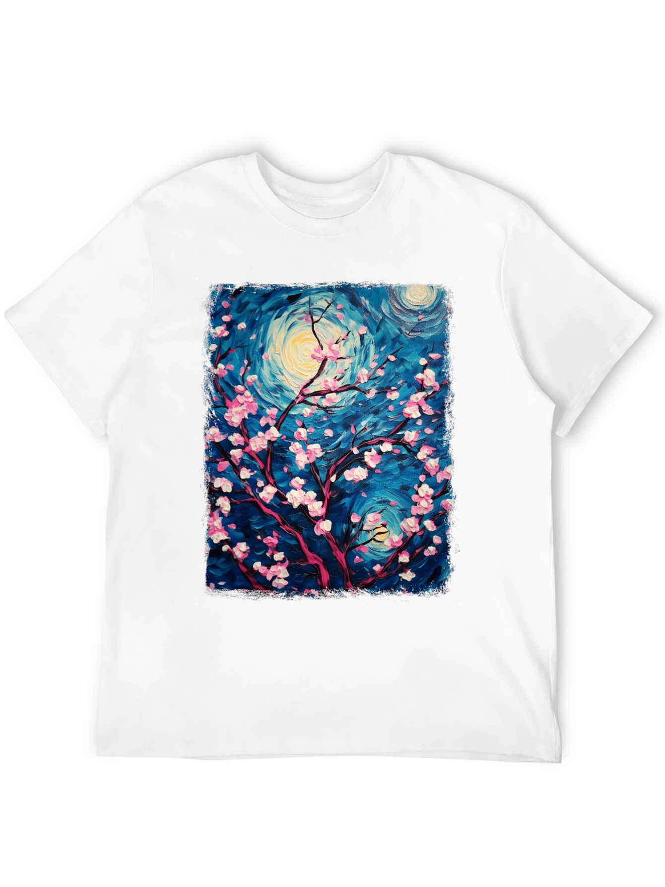 Blossom Night T-Shirt - Artistic Design