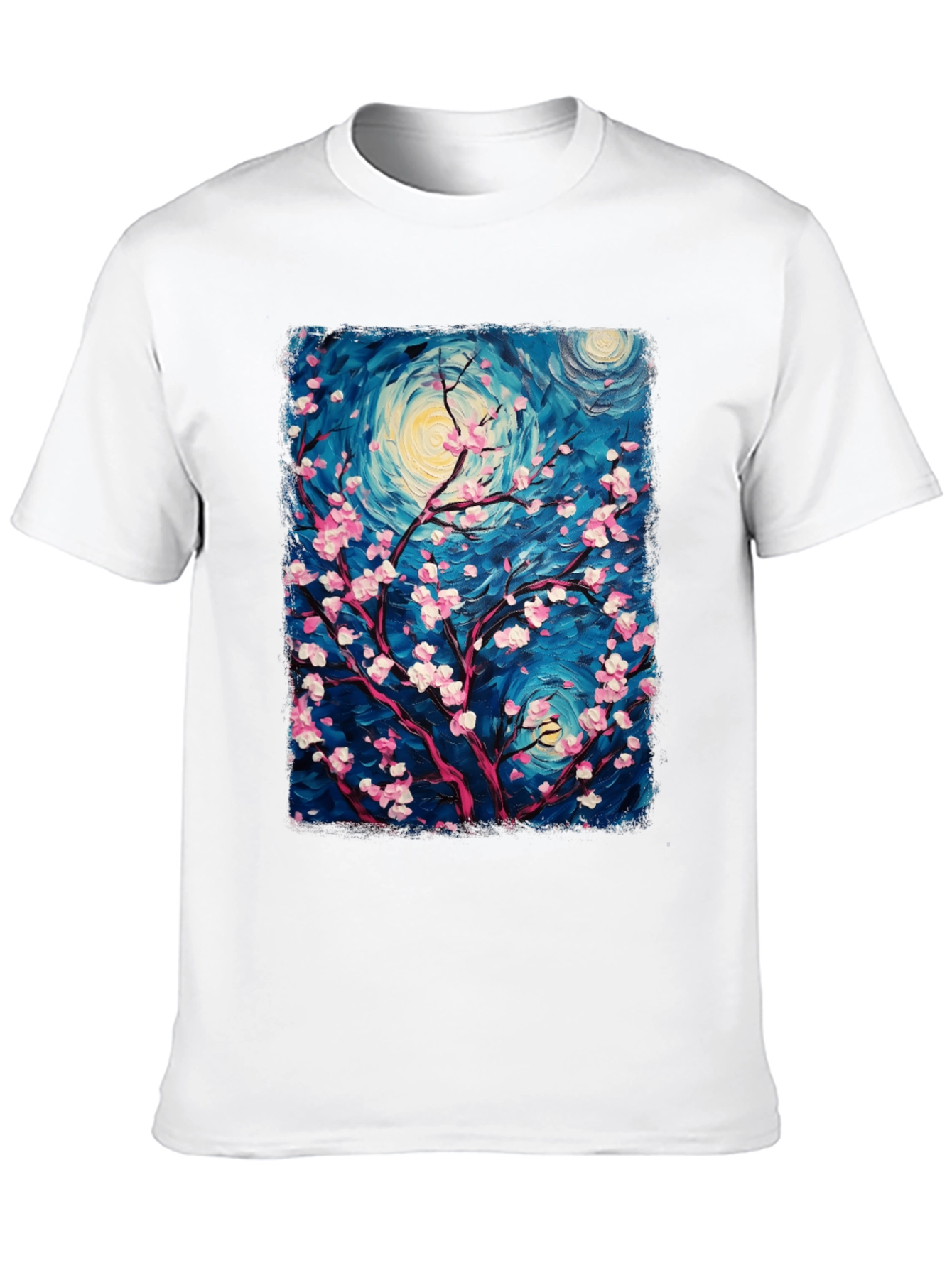Blossom Night T-Shirt - Artistic Design