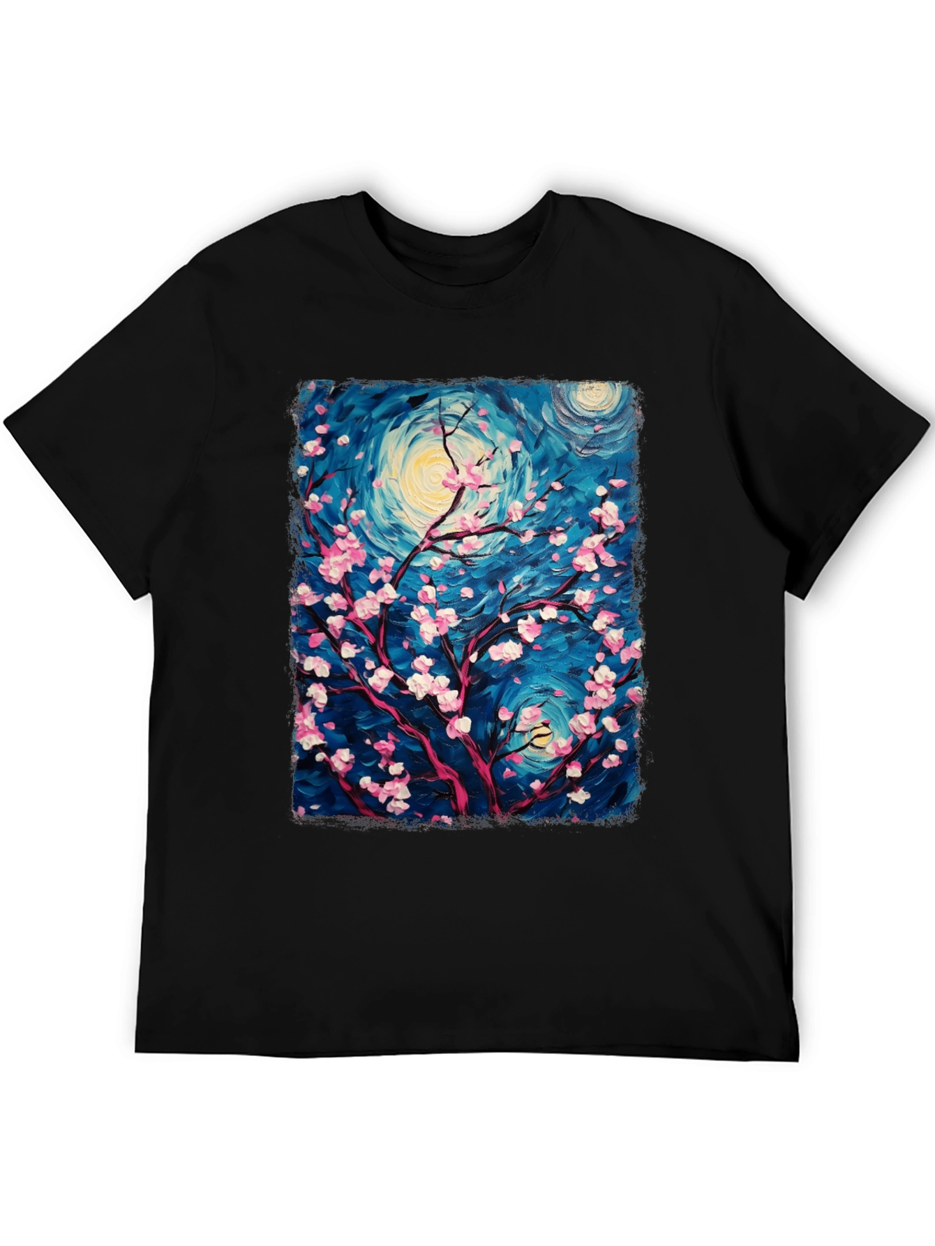 Blossom Night T-Shirt - Artistic Design