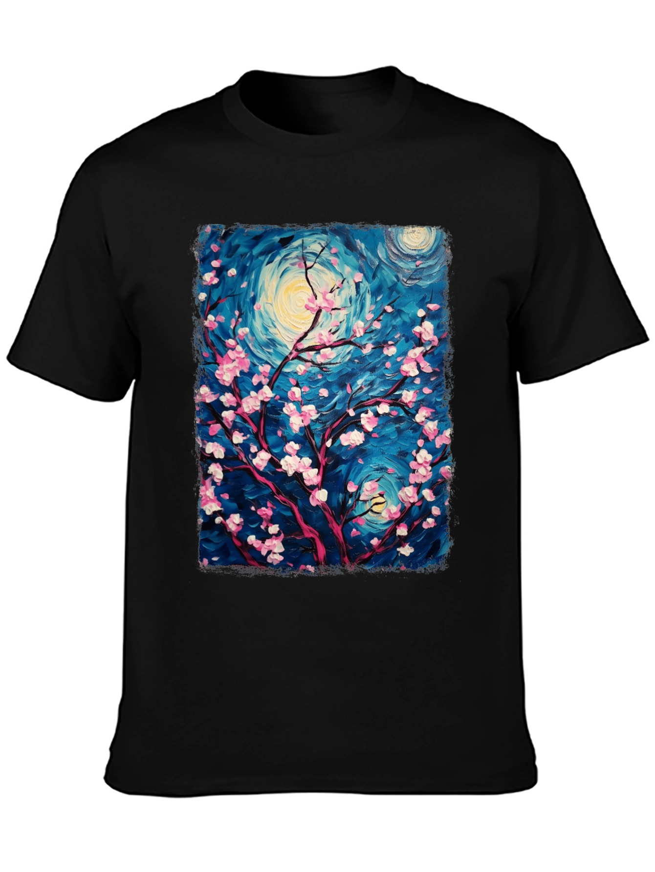 Blossom Night T-Shirt - Artistic Design