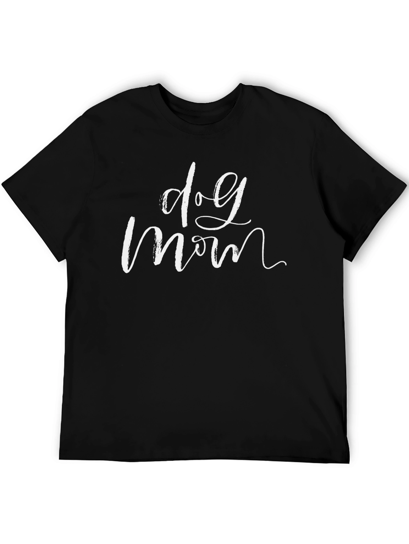 Dog Mom Black T-Shirt - Casual Comfort