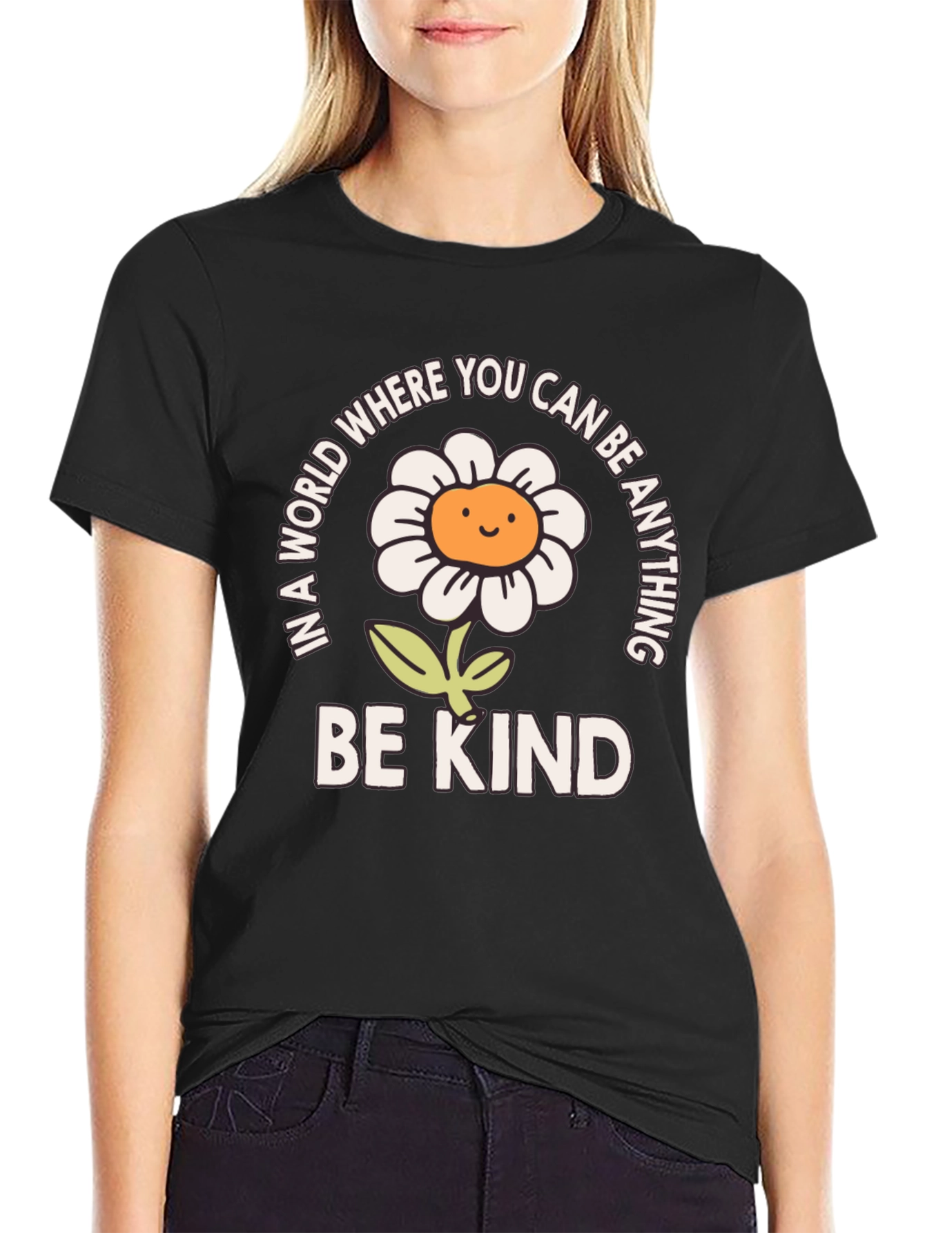 Be Kind T-Shirt - Daisy Graphic Tee