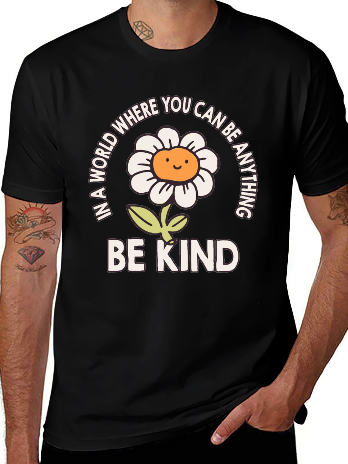 Be Kind T-Shirt - Daisy Graphic Tee