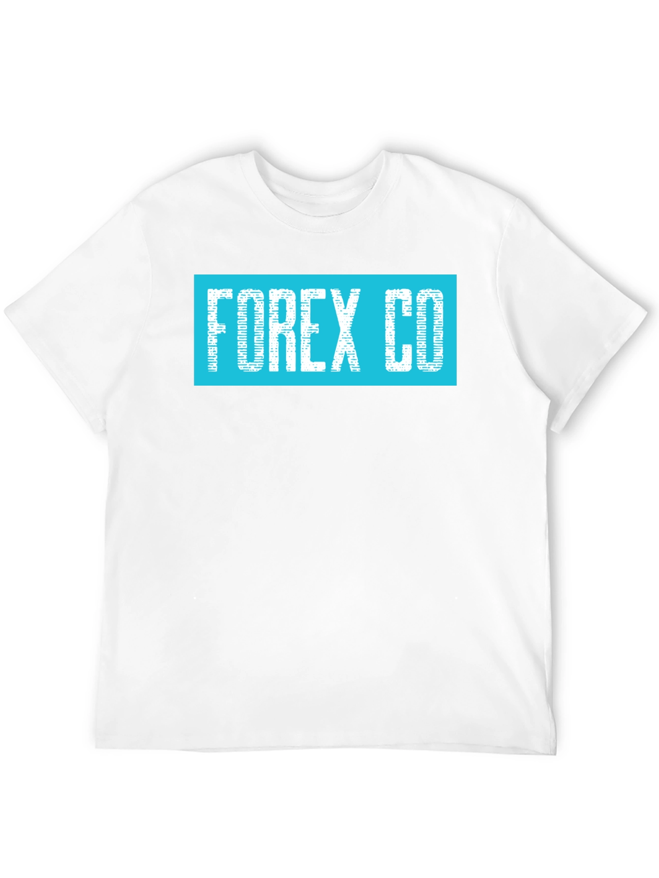 Forex Co. Graphic Print Mens Black T-Shirt