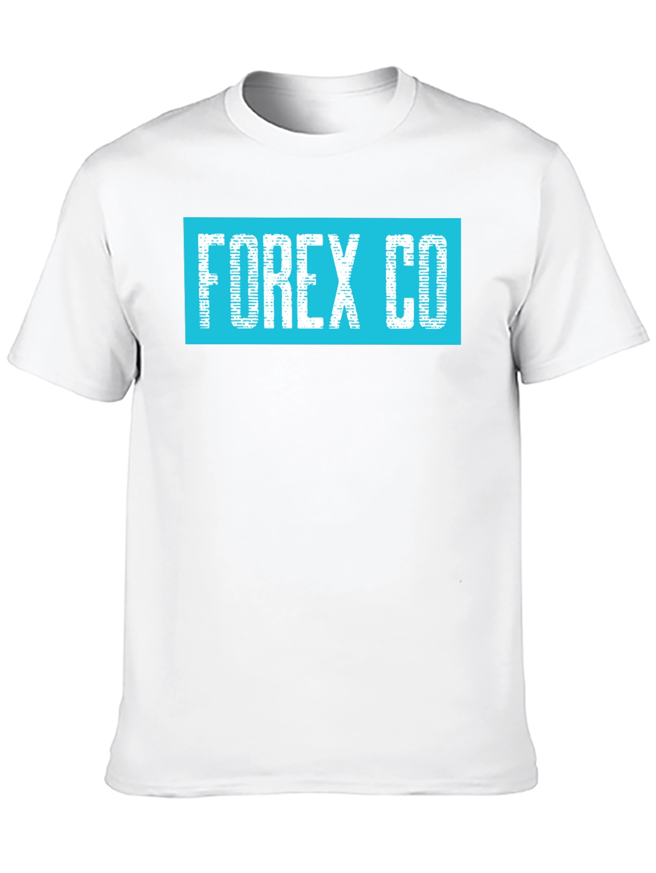 Forex Co. Graphic Print Mens Black T-Shirt