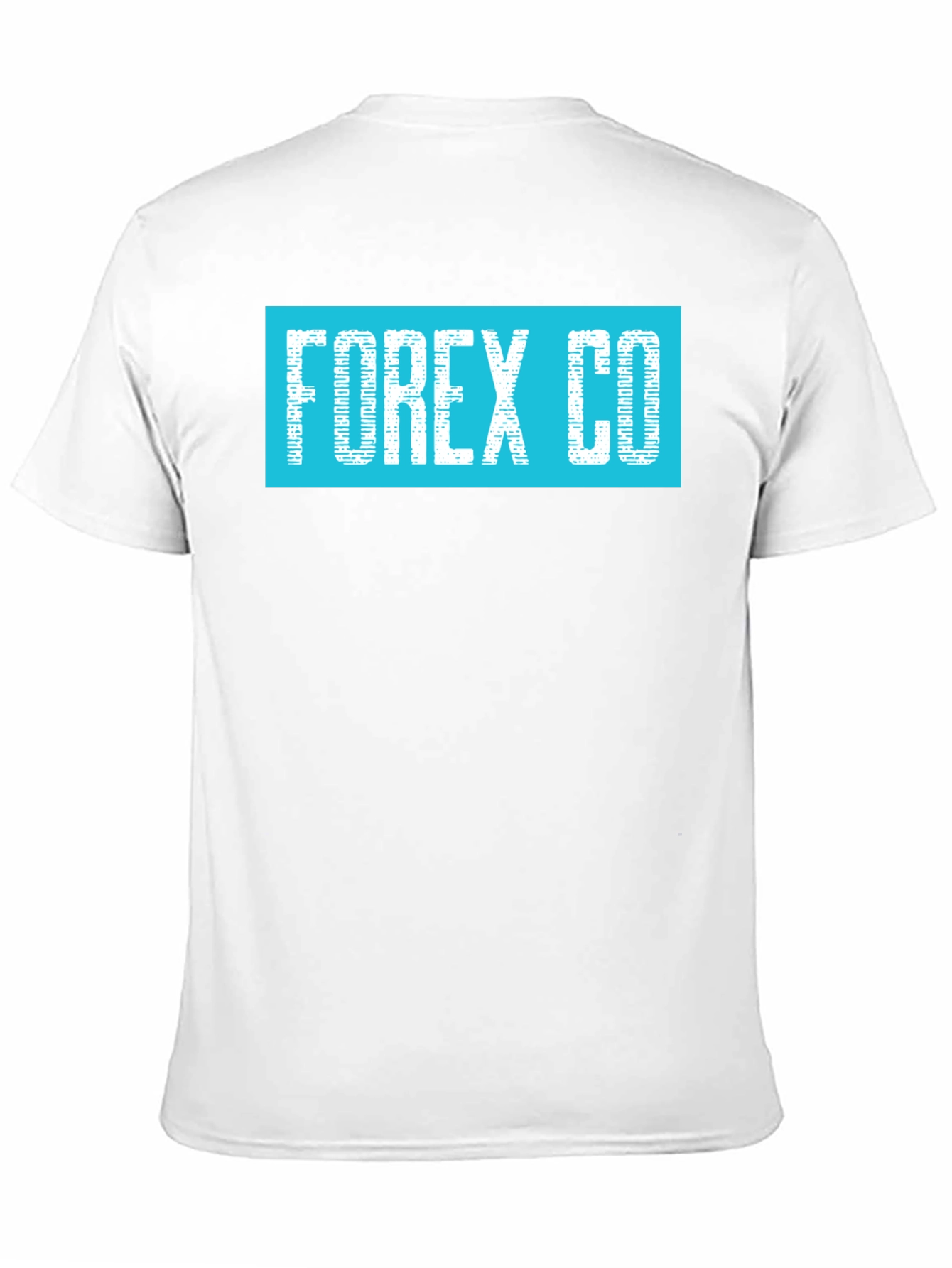 Forex Co. Graphic Print Mens Black T-Shirt