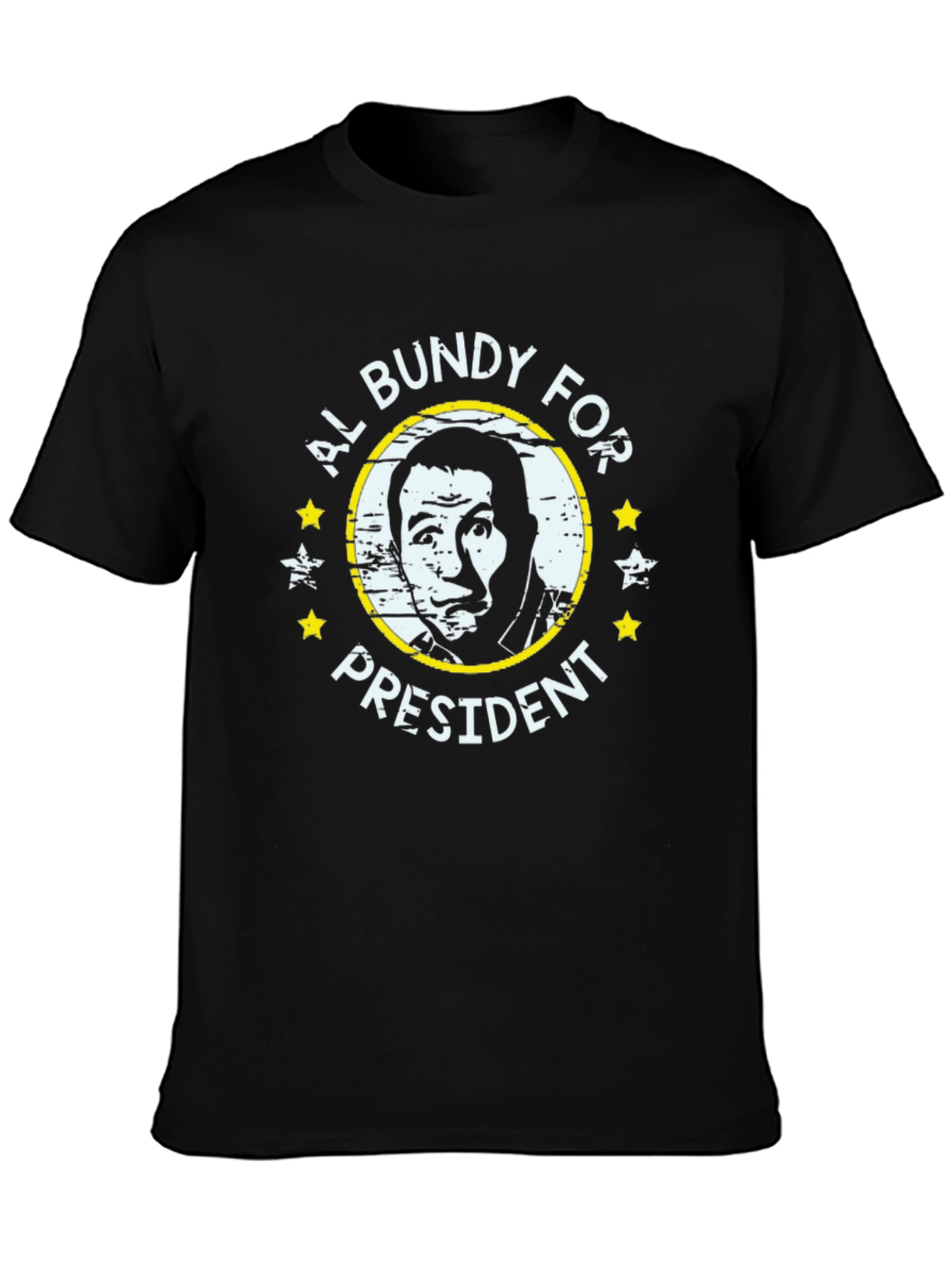 Al Bundy For President Black T-Shirt