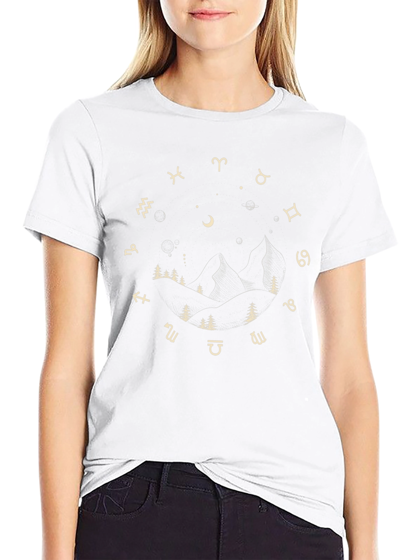 Zodiac Constellation Graphic T-Shirt