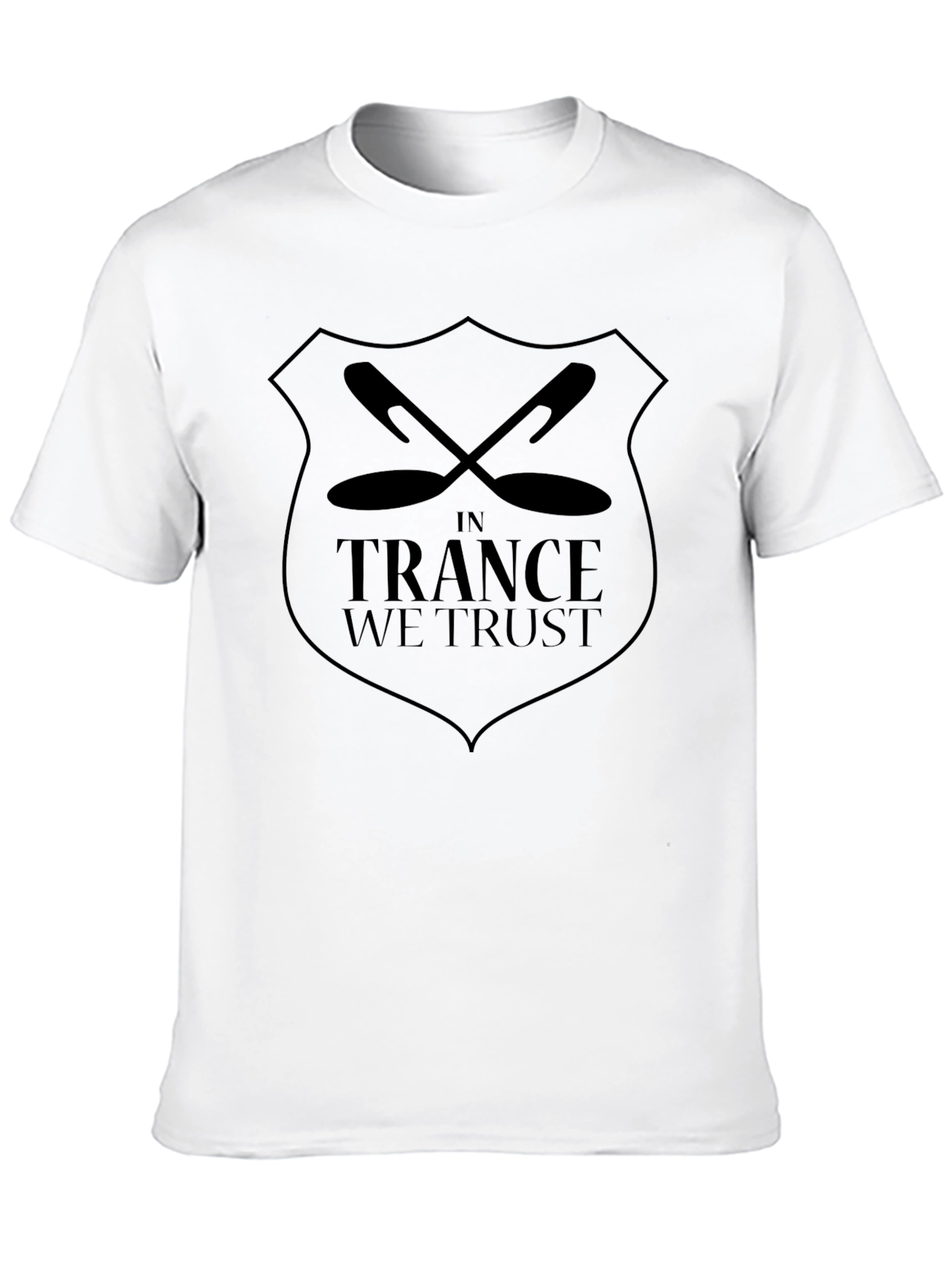 In Trance We Trust Black Graphic Tee