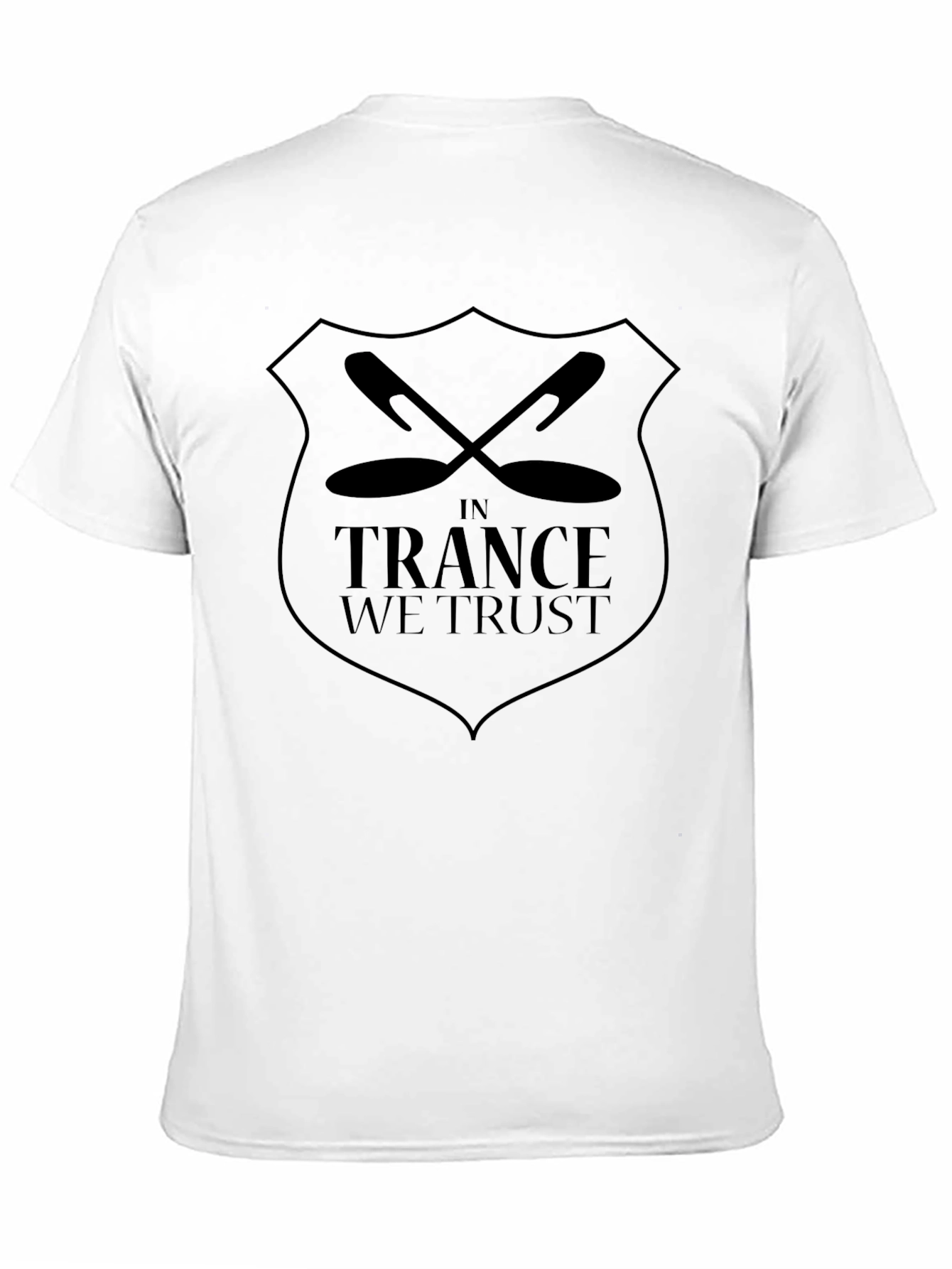 In Trance We Trust Black Graphic Tee