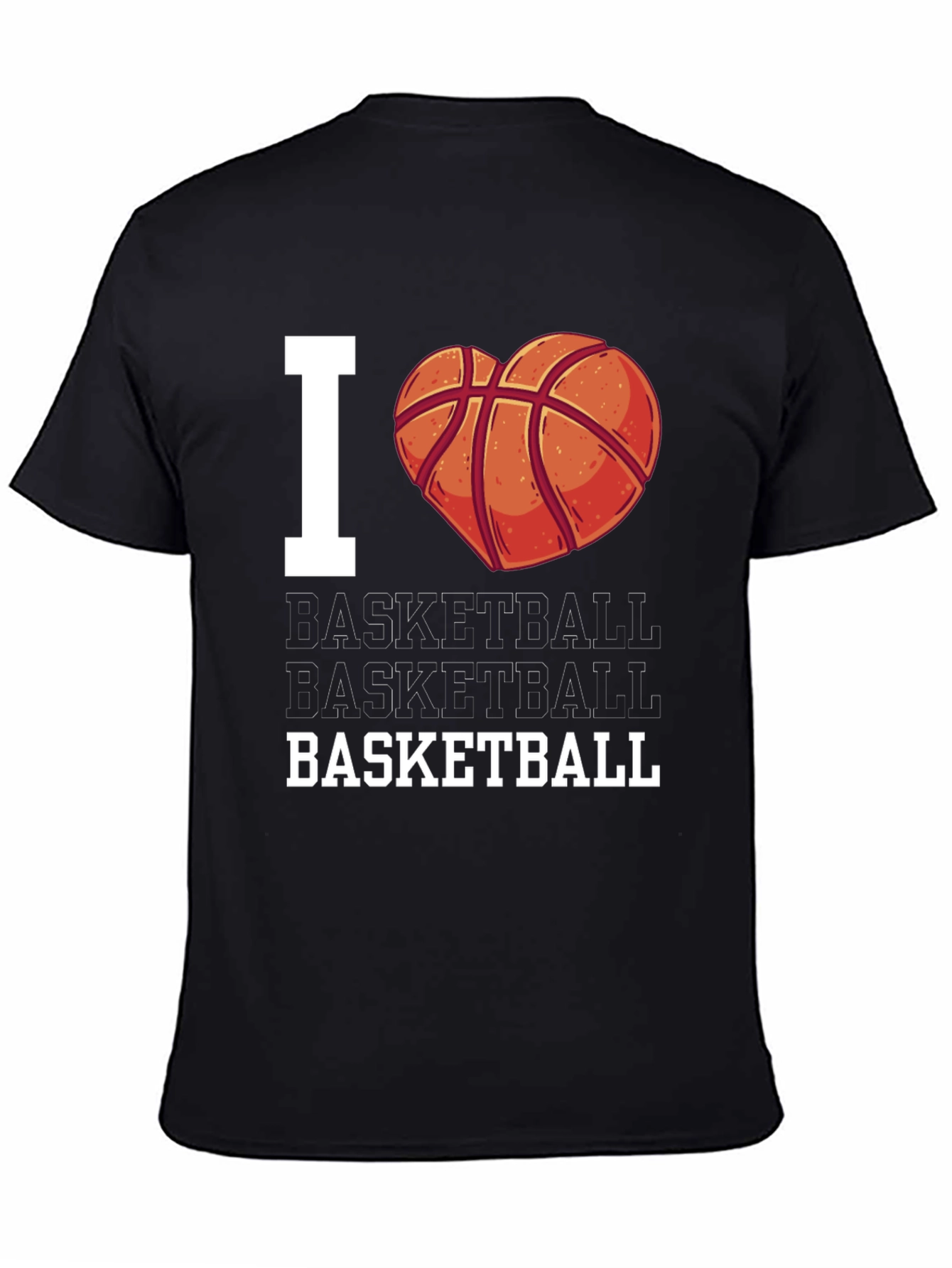 I Heart Basketball T-Shirt - Fan Apparel