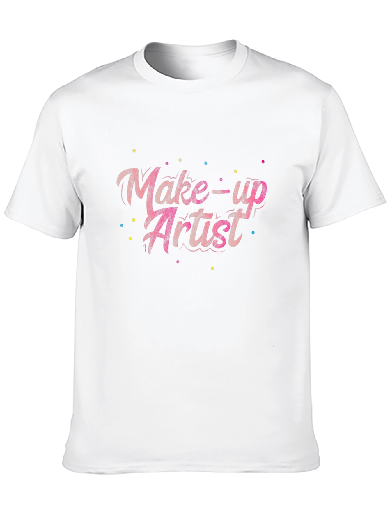 Make-up Artist Black Graphic T-Shirt