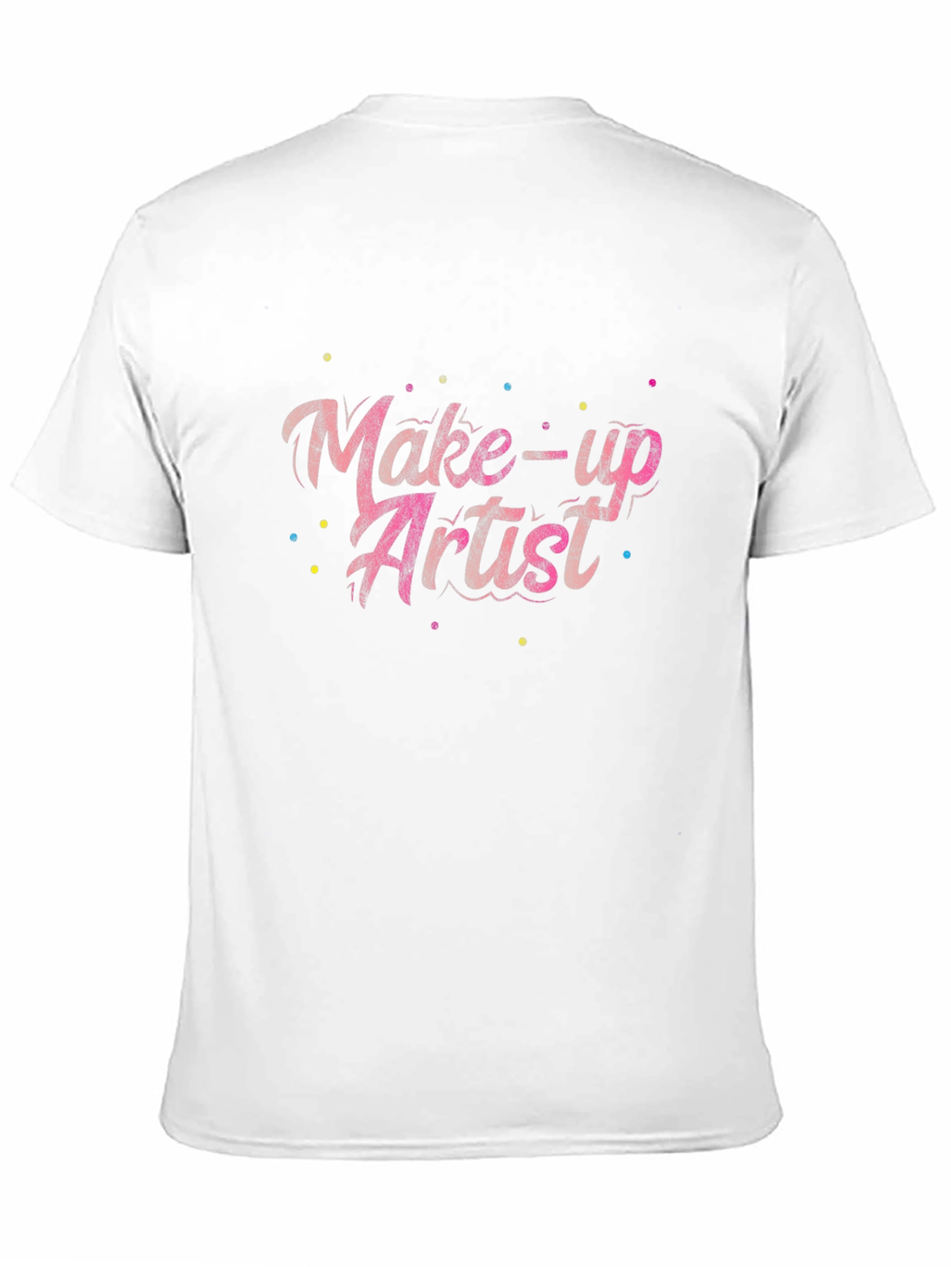 Make-up Artist Black Graphic T-Shirt