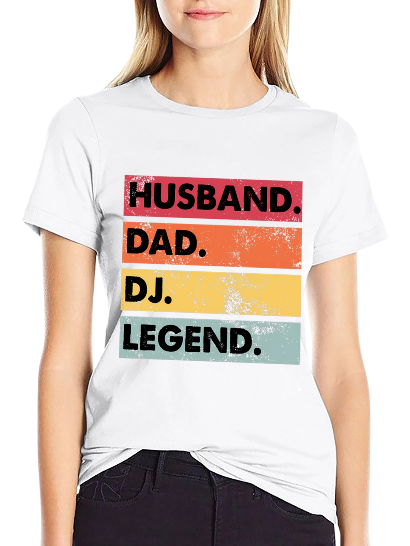 Husband Dad DJ Legend Graphic Tee