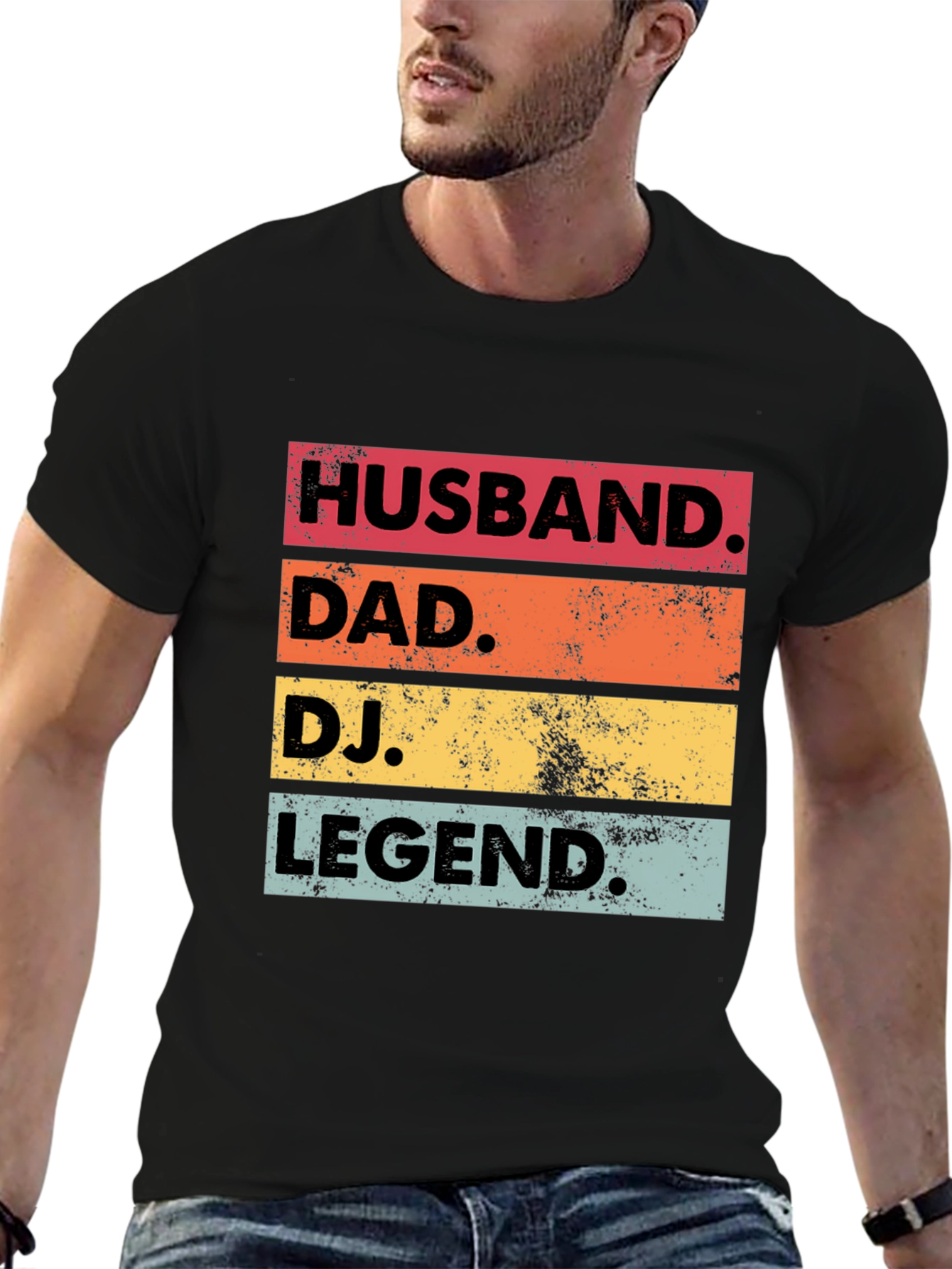 Husband Dad DJ Legend Graphic Tee