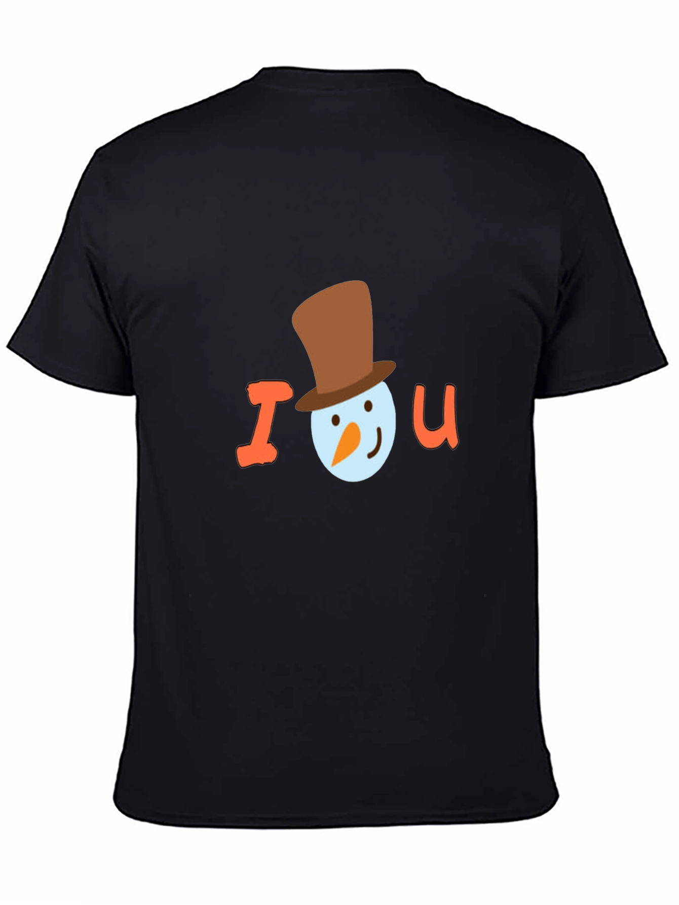 I Snowman U T-Shirt - Holiday Season Tee