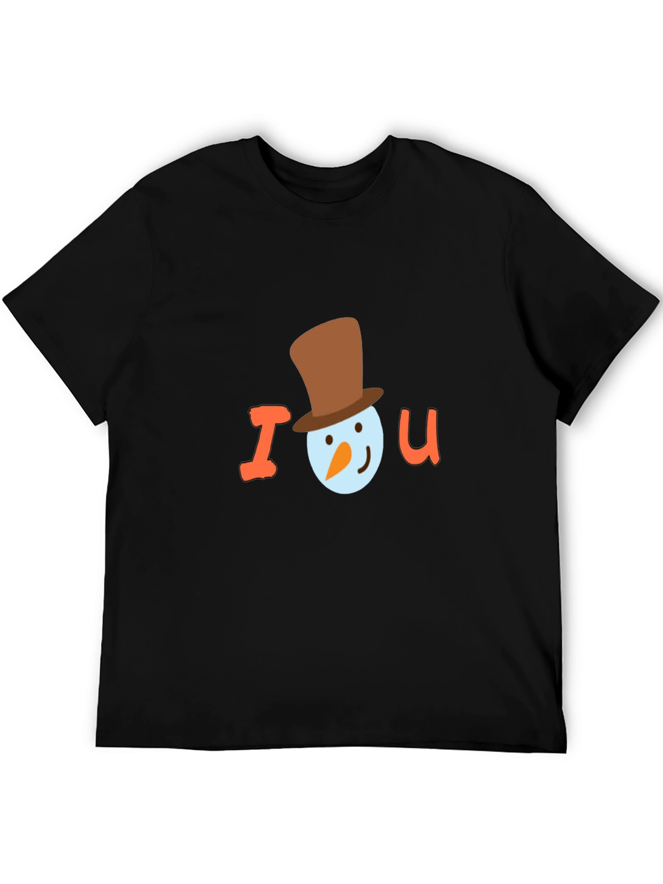 I Snowman U T-Shirt - Holiday Season Tee
