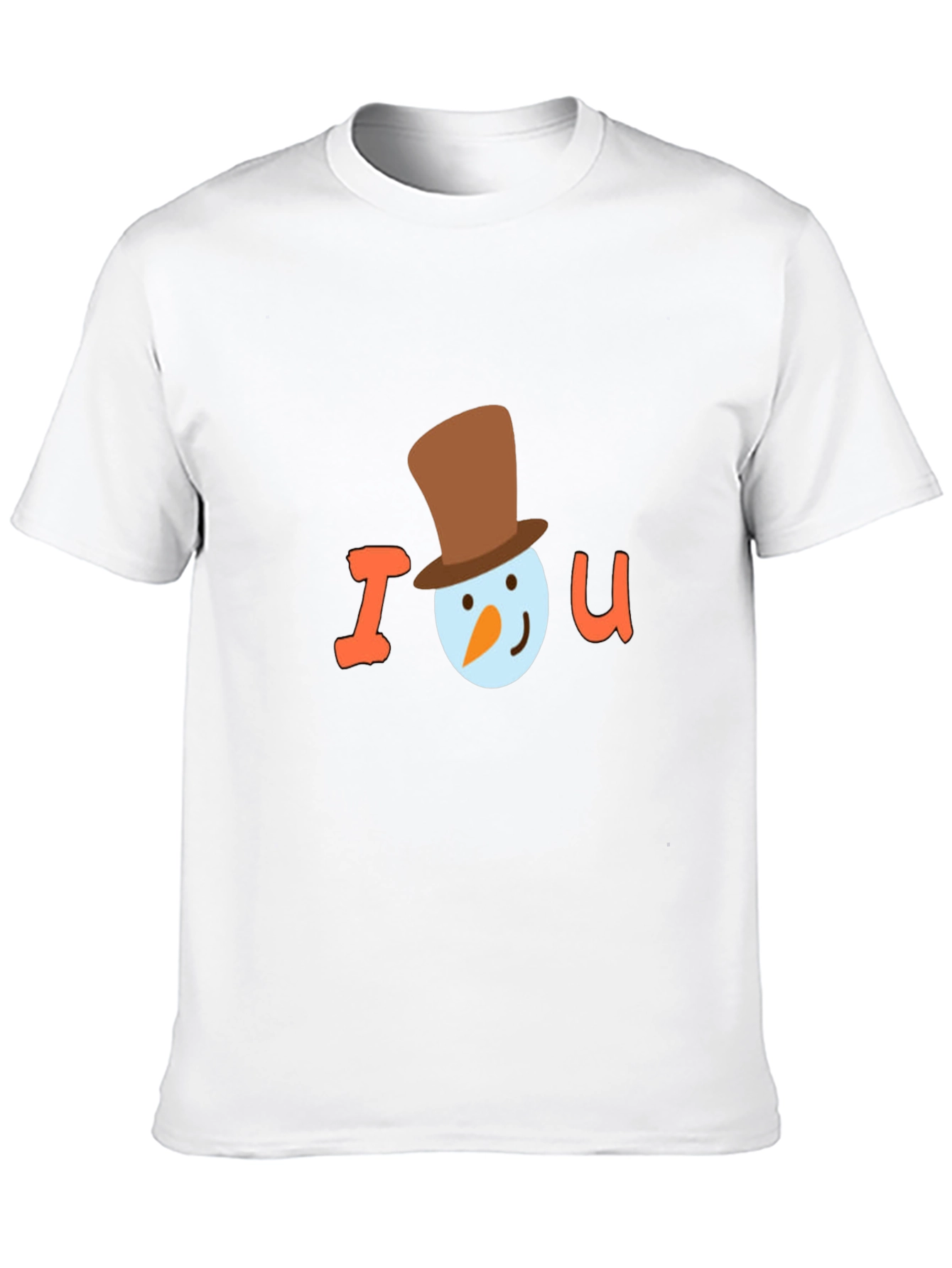 I Snowman U T-Shirt - Holiday Season Tee