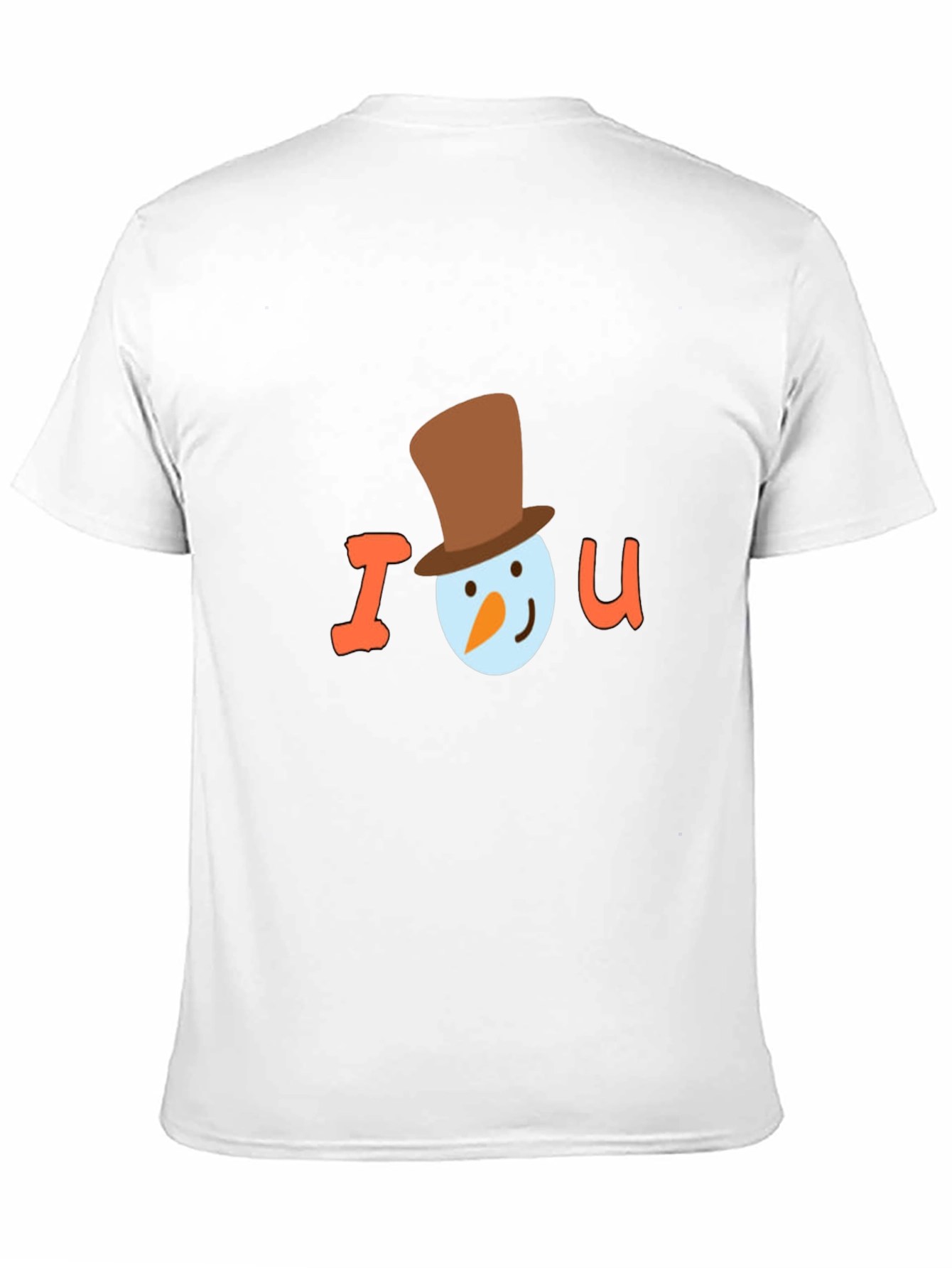 I Snowman U T-Shirt - Holiday Season Tee