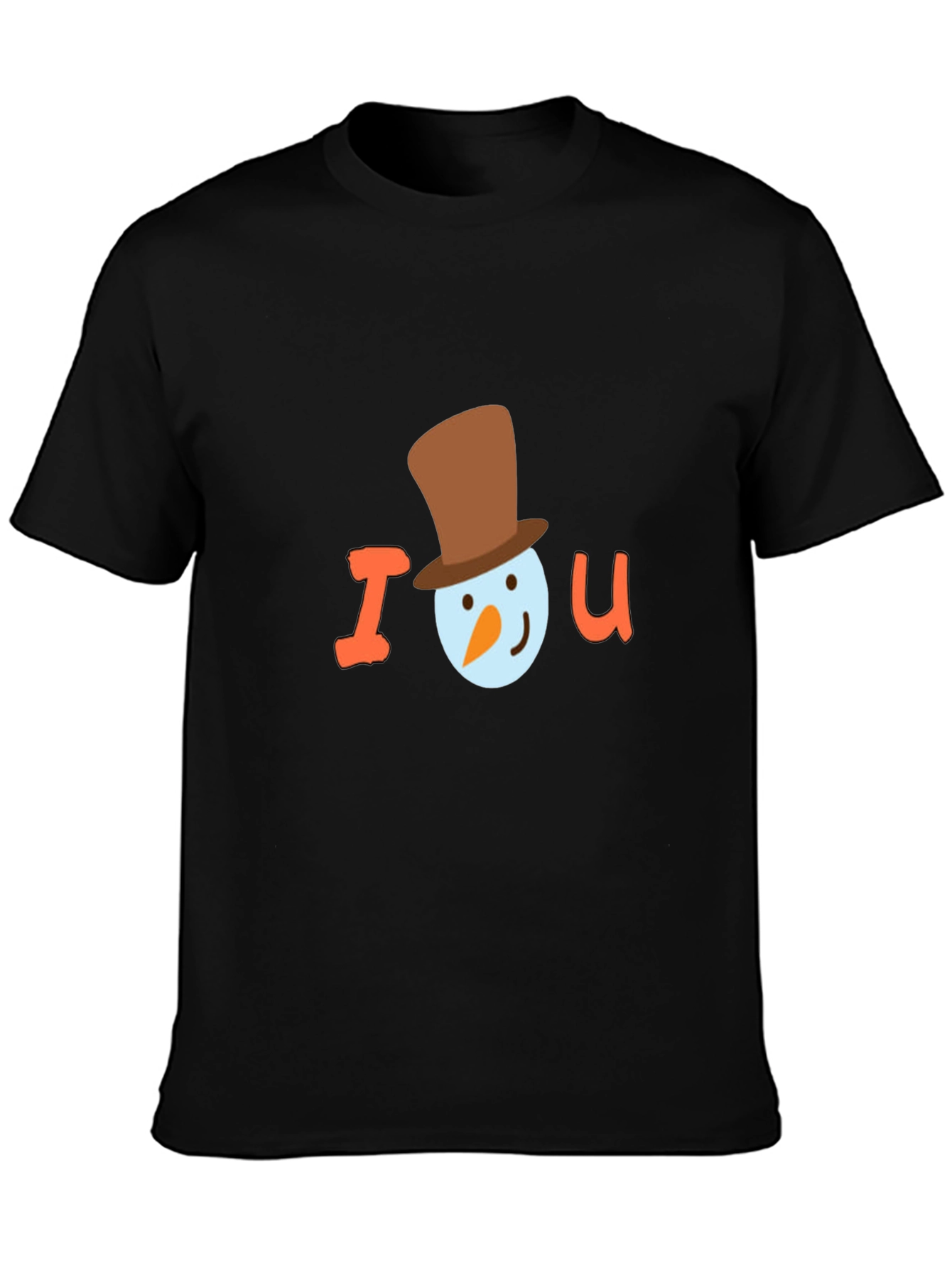 I Snowman U T-Shirt - Holiday Season Tee