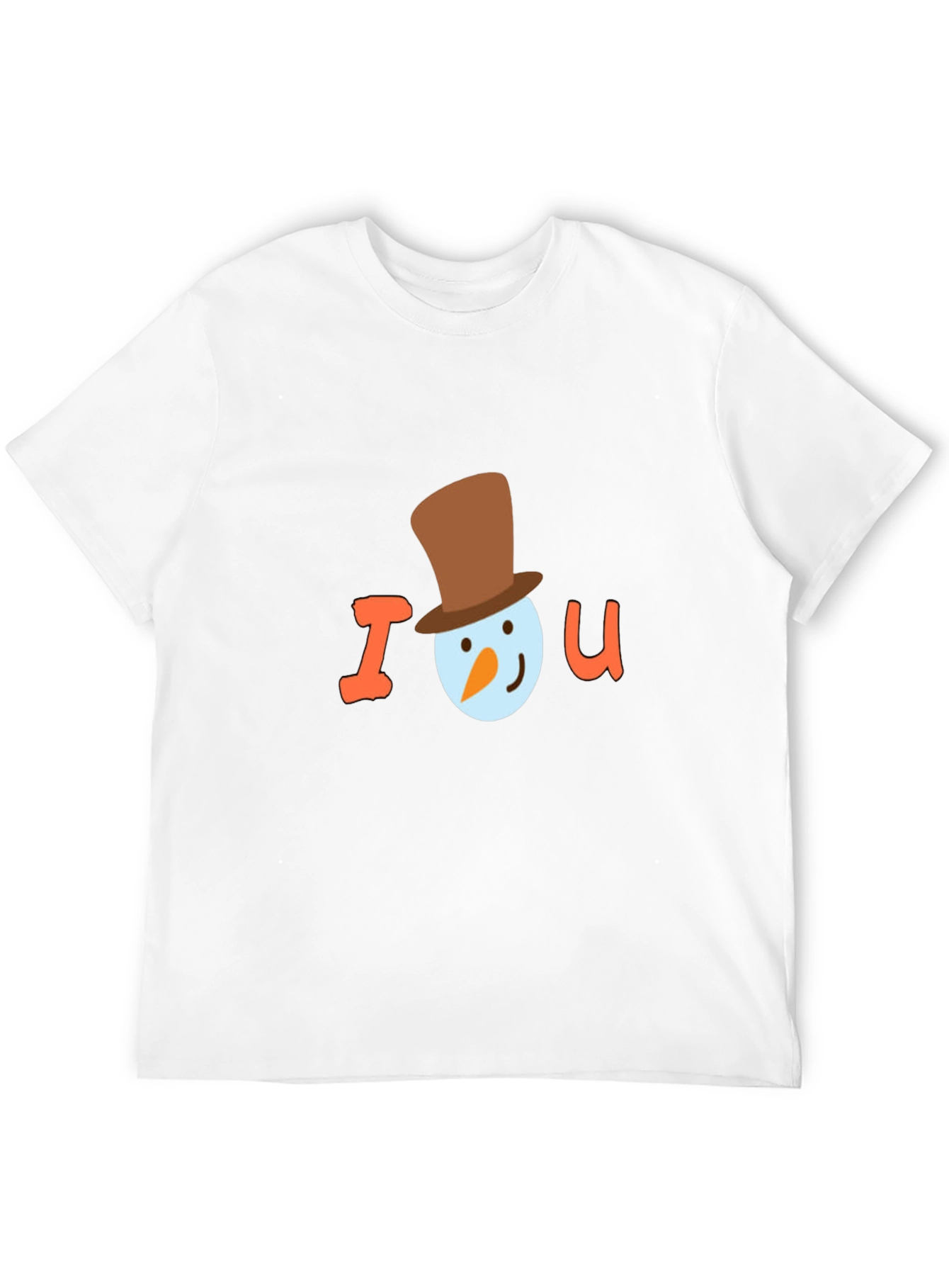 I Snowman U T-Shirt - Holiday Season Tee