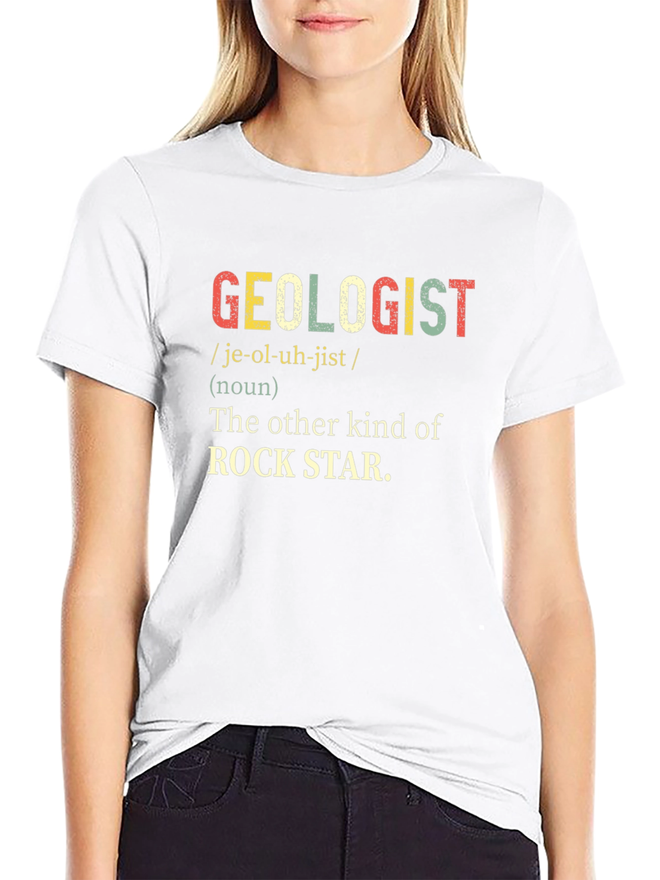 Geologist Rock Star Definition T-Shirt