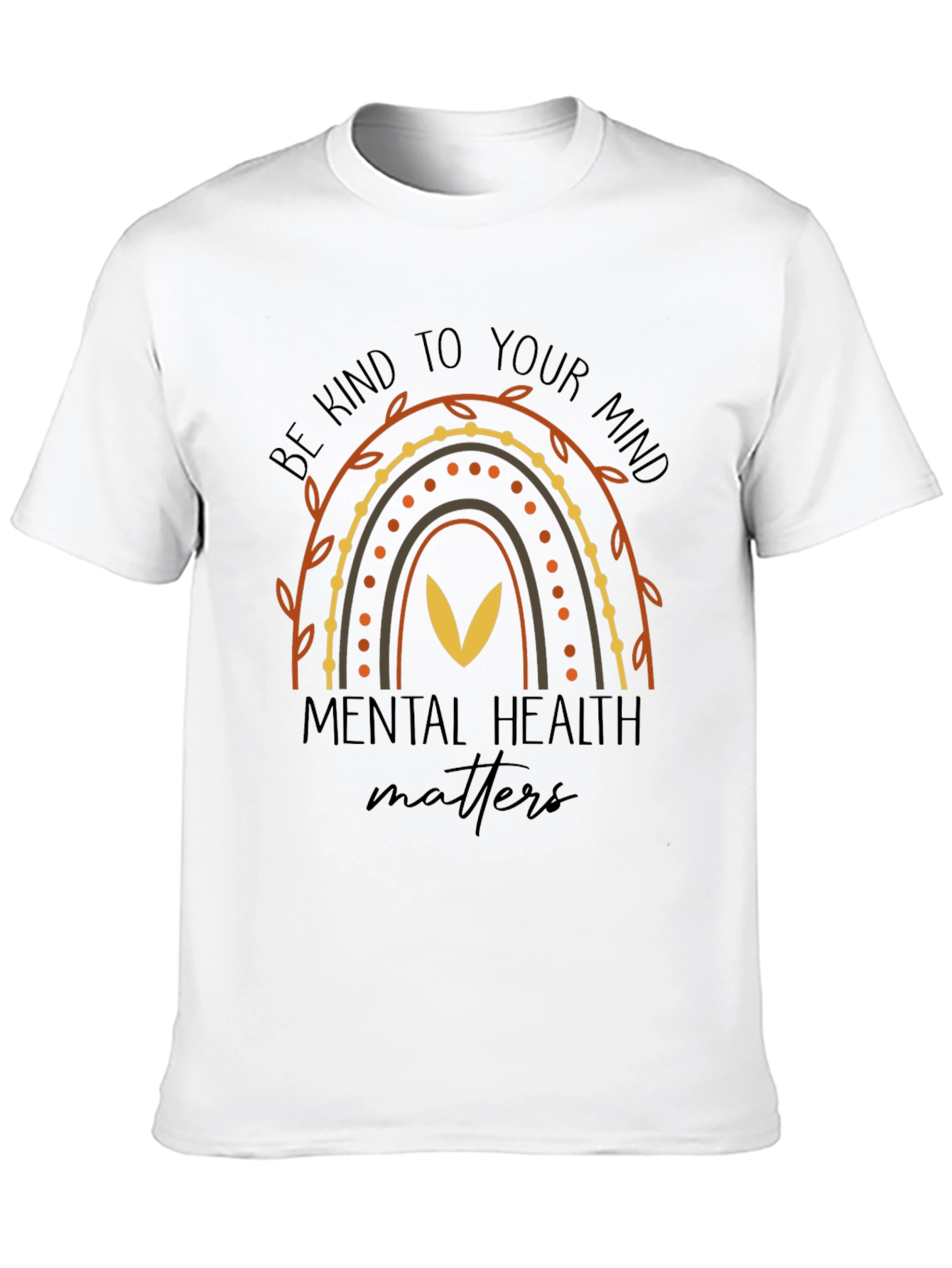 Mental Health Matters Rainbow Graphic Tee