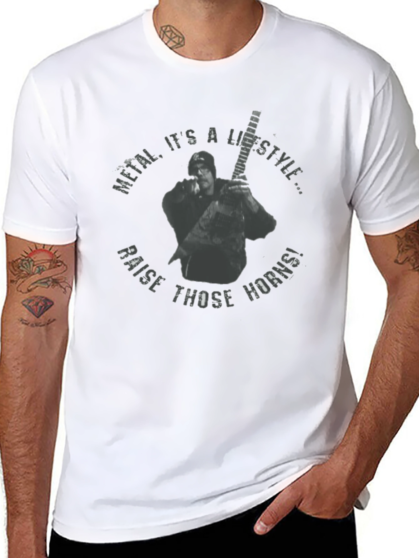 Metal Lifestyle T-Shirt Rock Band Graphic Tee