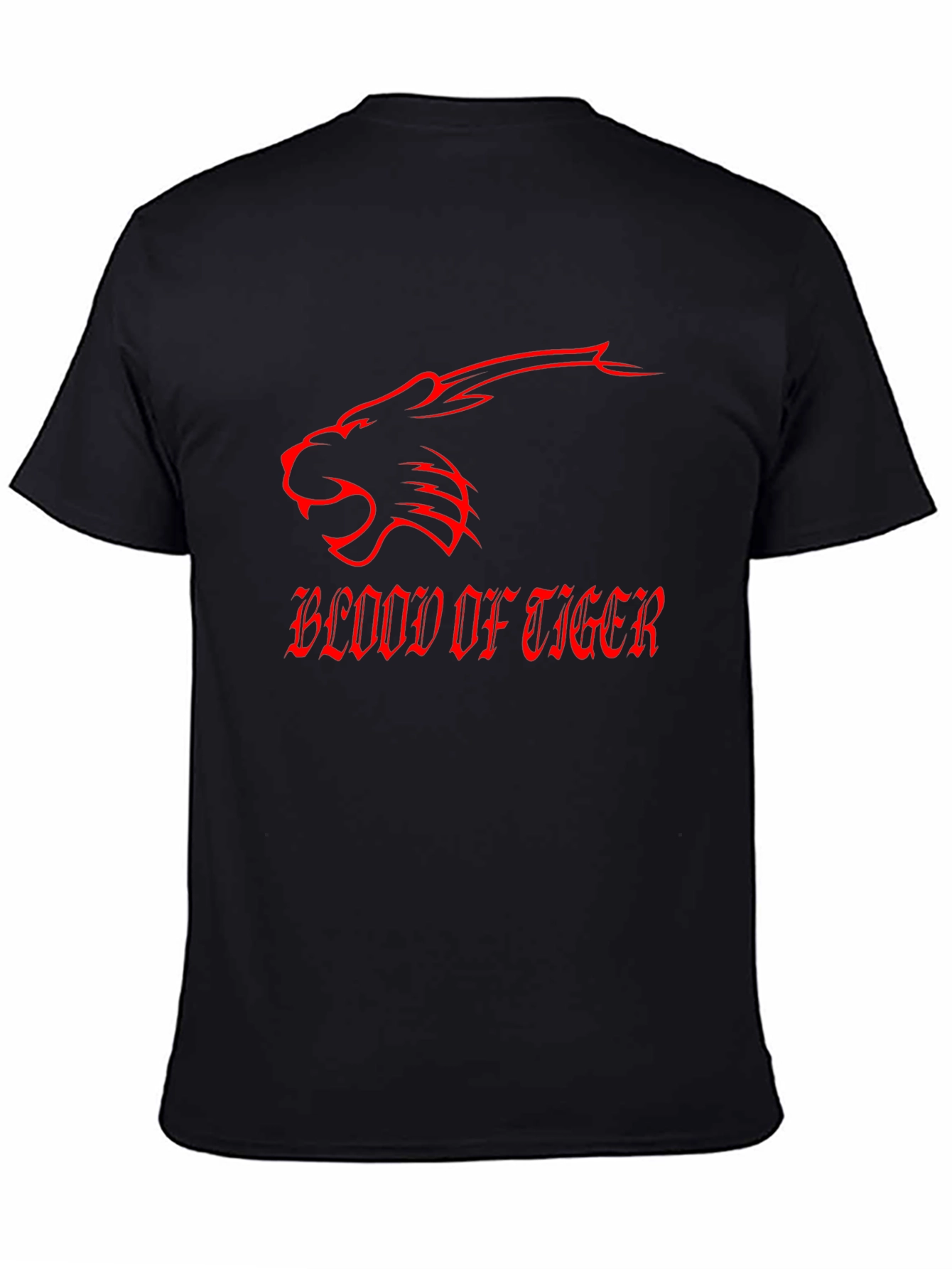 Blood of Tiger Graphic Tee - Black