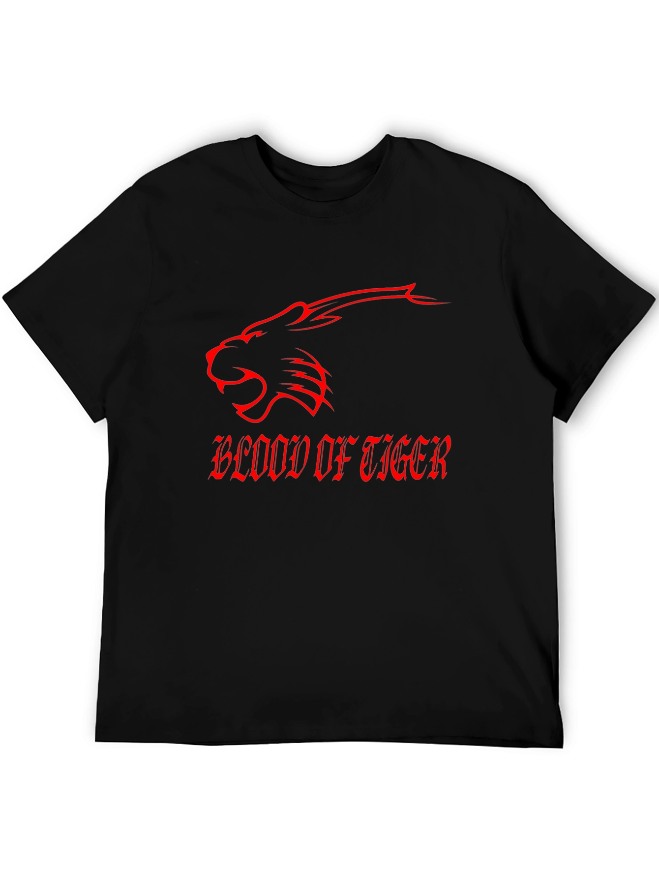 Blood of Tiger Graphic Tee - Black