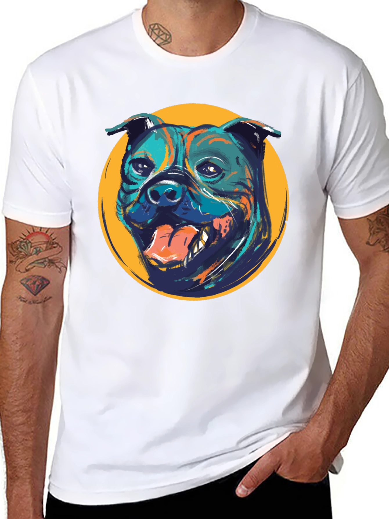 Staffordshire Bull Terrier Graphic T-Shirt