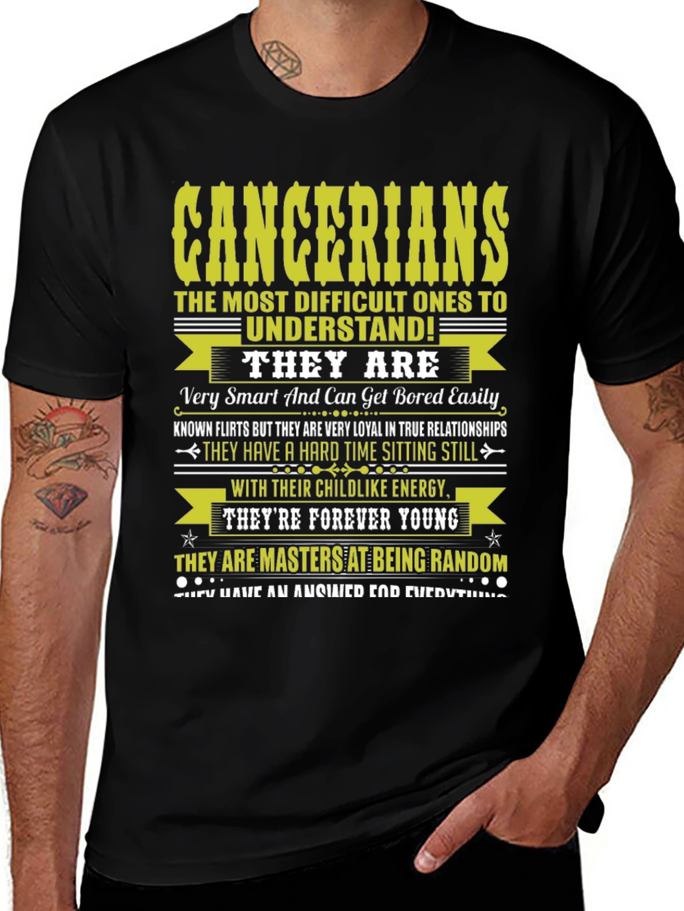 Cancerian Zodiac T-Shirt - Difficult to Understand!