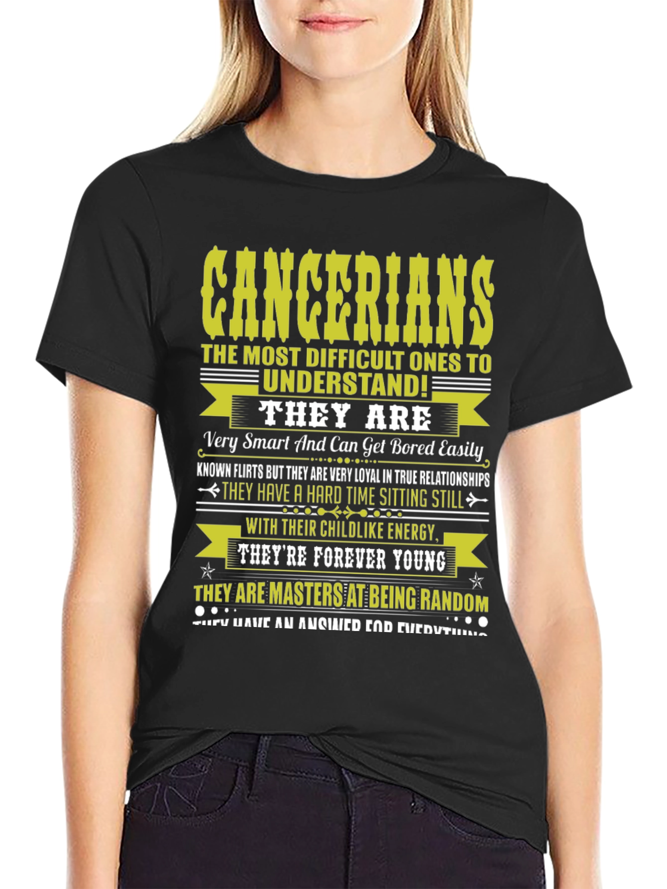 Cancerian Zodiac T-Shirt - Difficult to Understand!