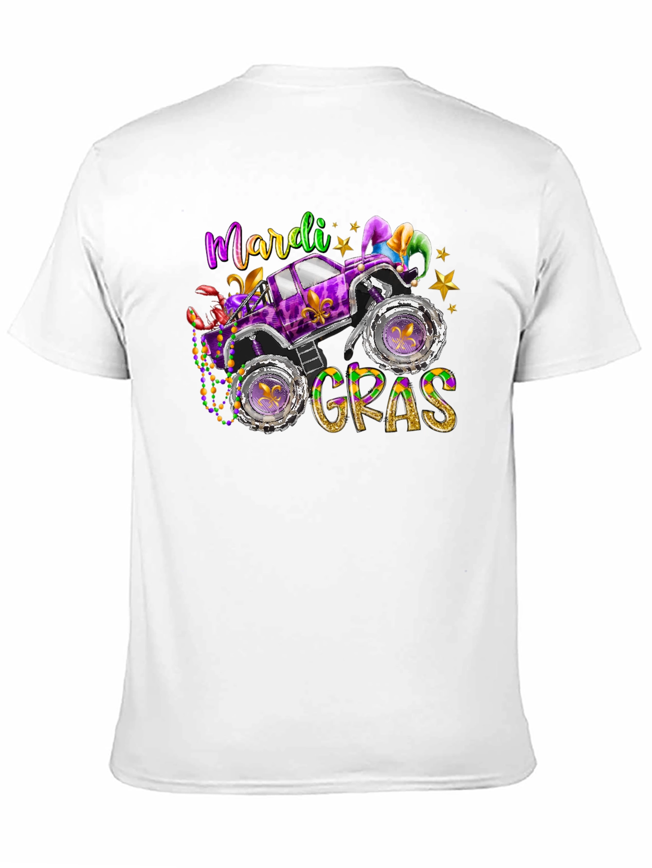 Mardi Gras Monster Truck T-Shirt