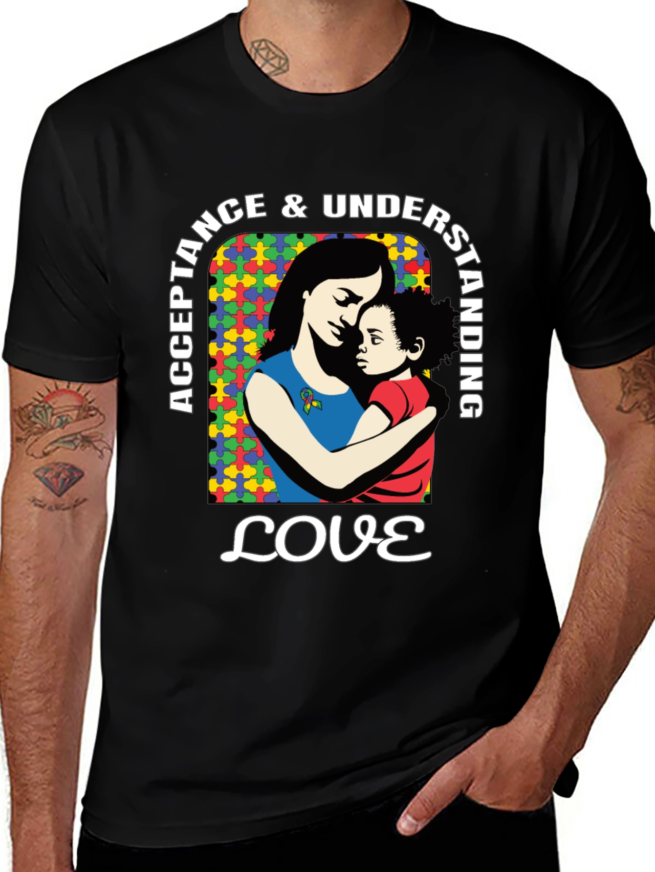 Autism Awareness T-Shirt: Acceptance Understanding Love