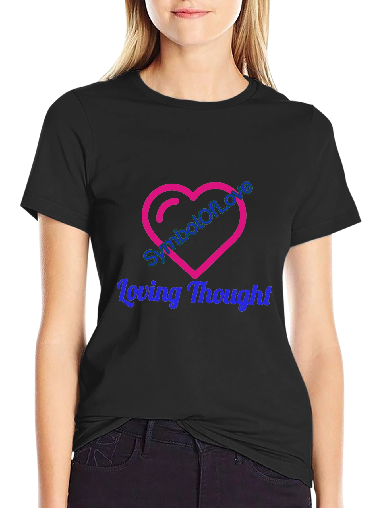 Symbol of Love T-Shirt - Loving Thought Design